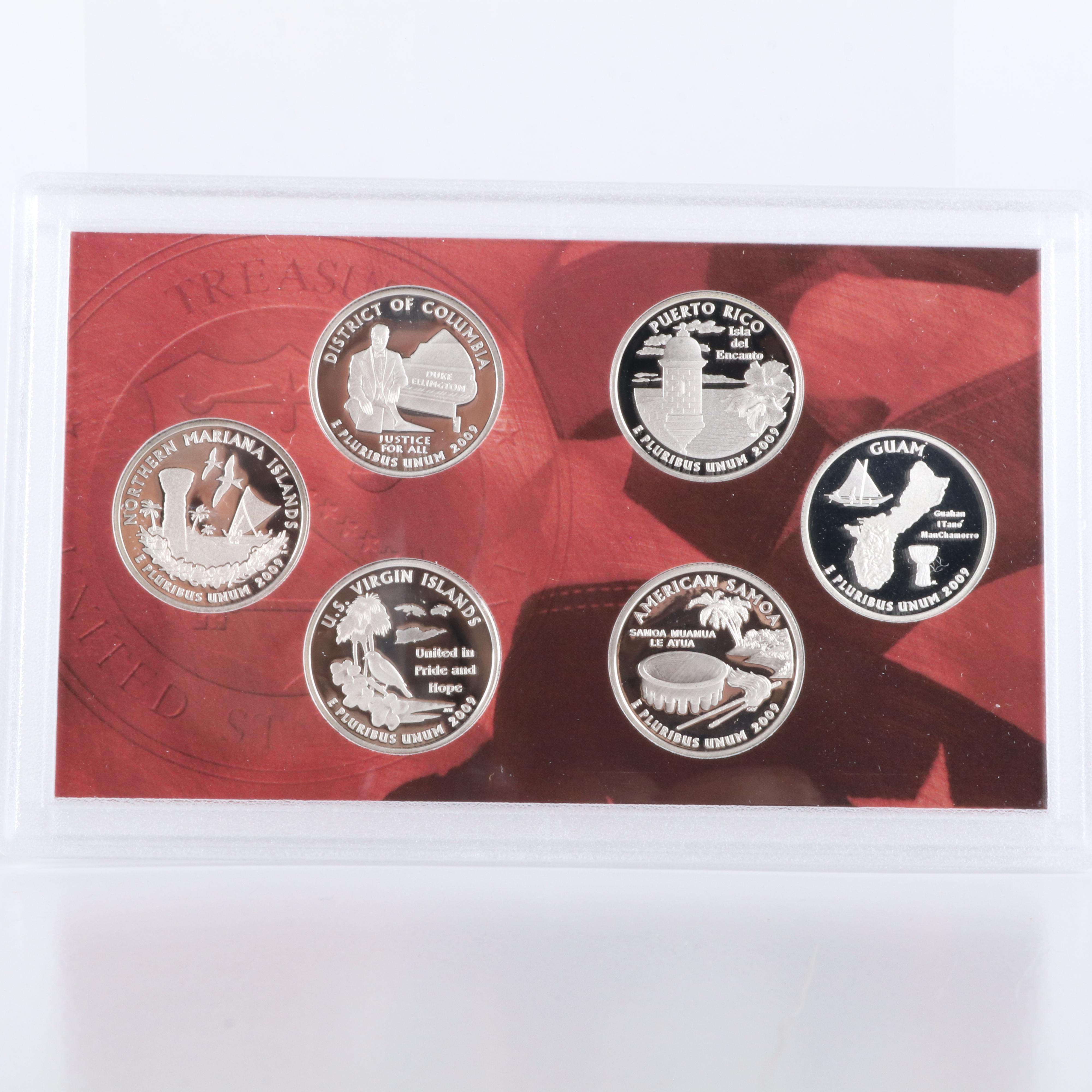 A 2008 and 2009 United States Silver Proof Sets