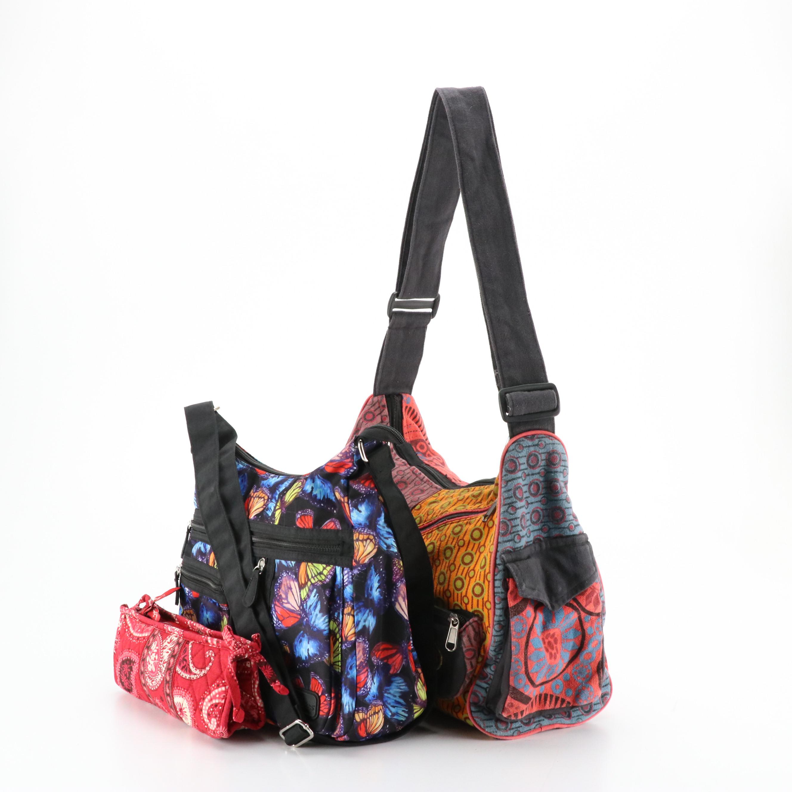 Multi Lites Butterfly Printed, Other Patchwork Crossbody Bag & Vera Bradley Bag
