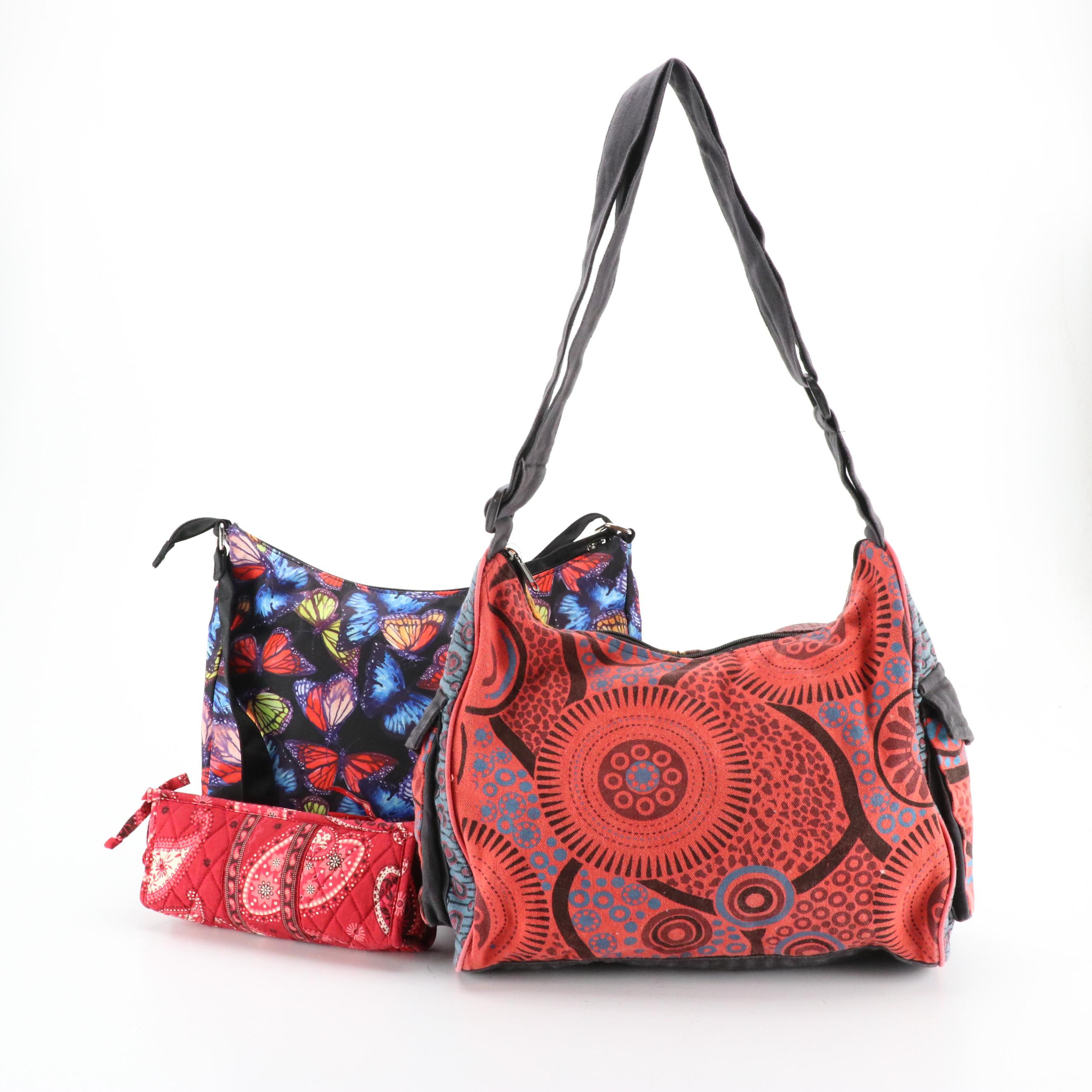 Multi Lites Butterfly Printed, Other Patchwork Crossbody Bag & Vera Bradley Bag