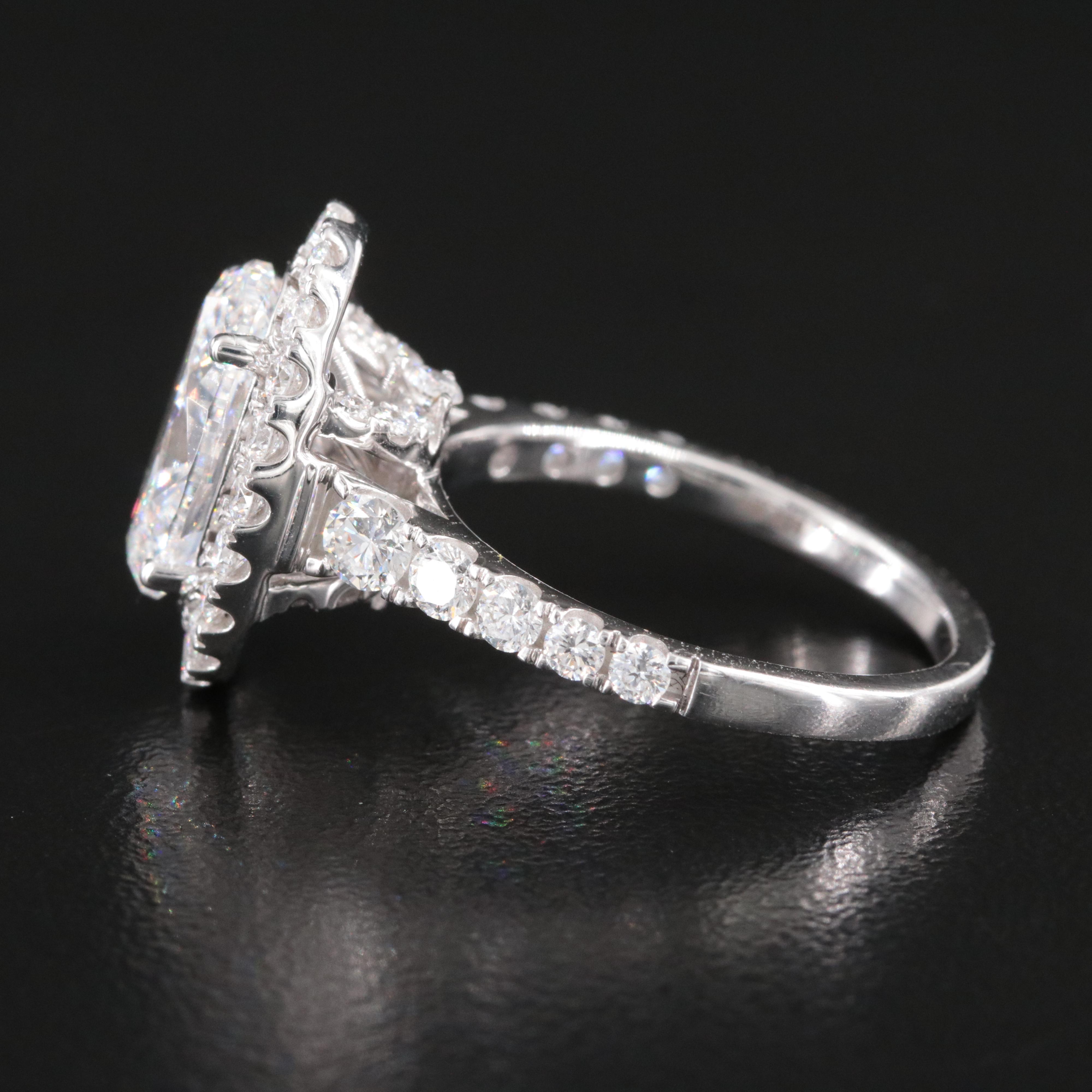 14K 4.73 CTW Lab Grown Diamond Ring