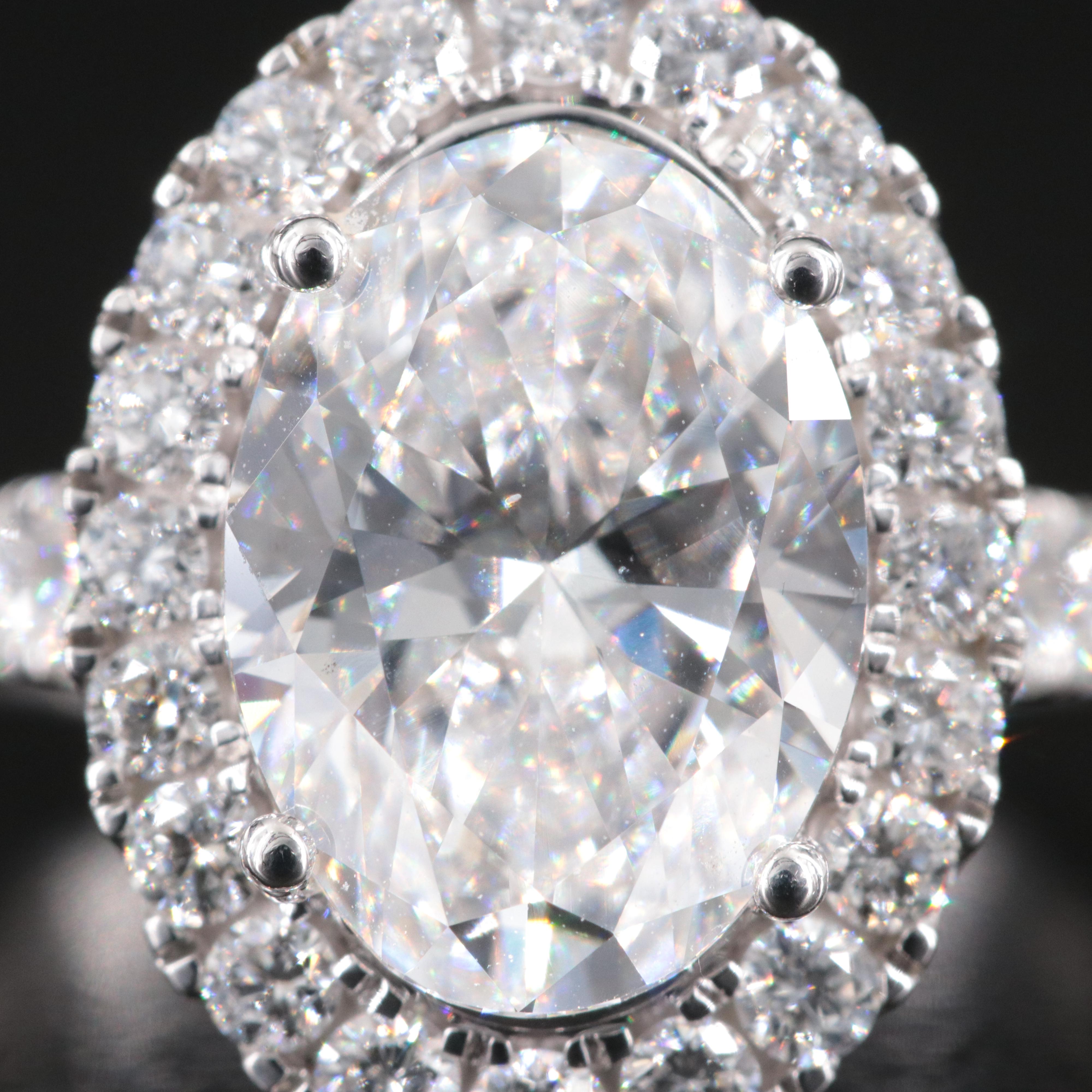 14K 4.73 CTW Lab Grown Diamond Ring