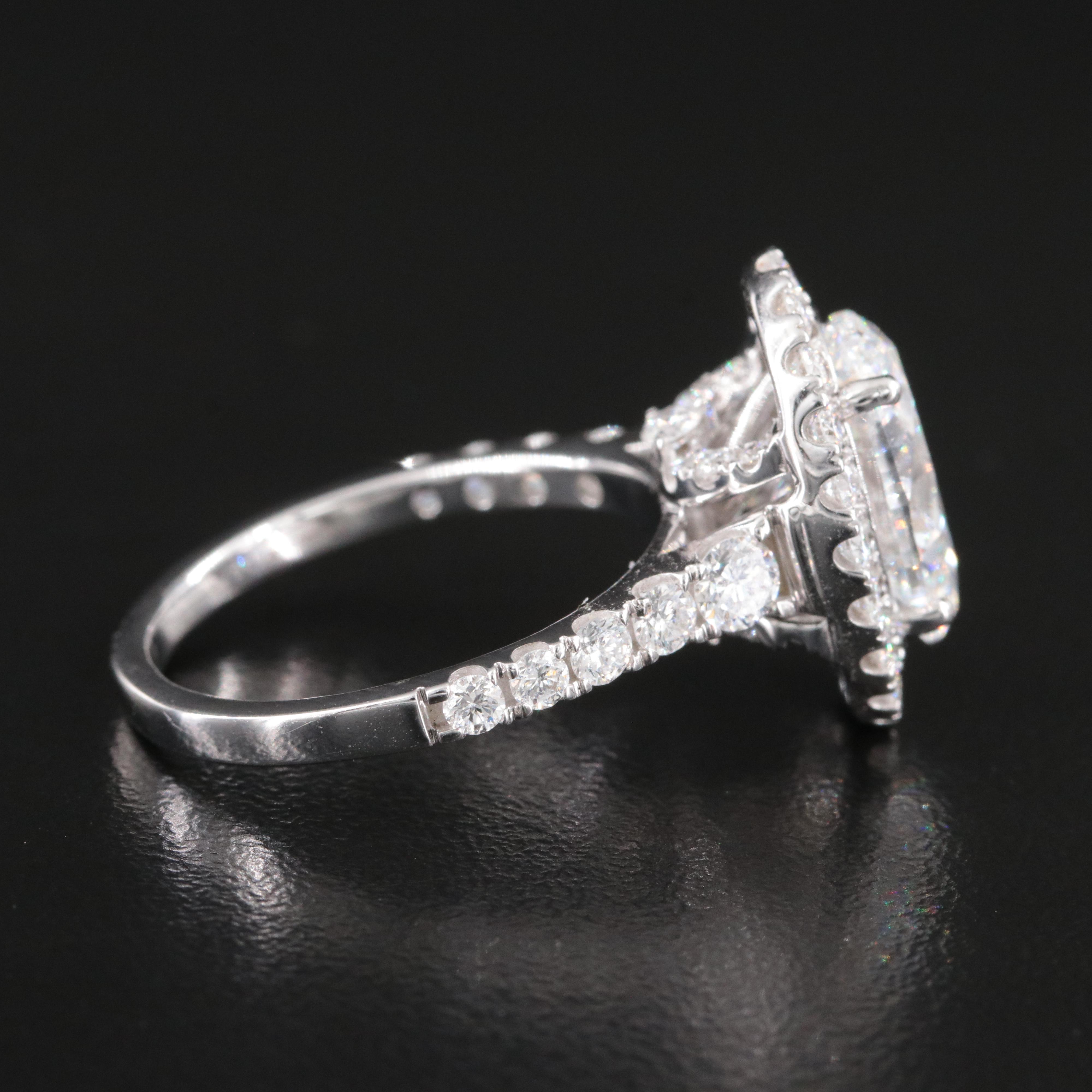 14K 4.73 CTW Lab Grown Diamond Ring