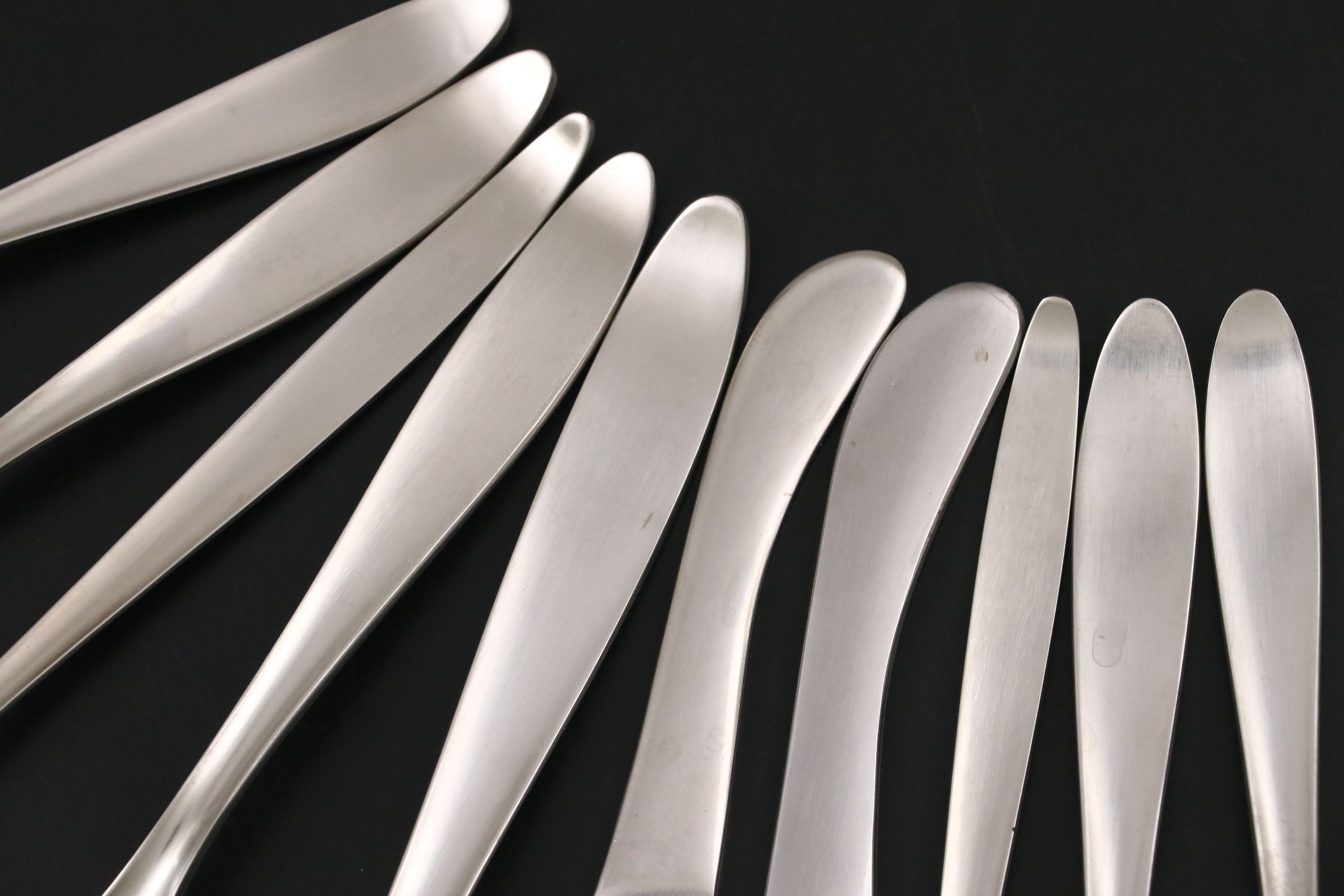 Lauffer, EKCO, and More Mid Century Modern Style Stainless Steel Flatware