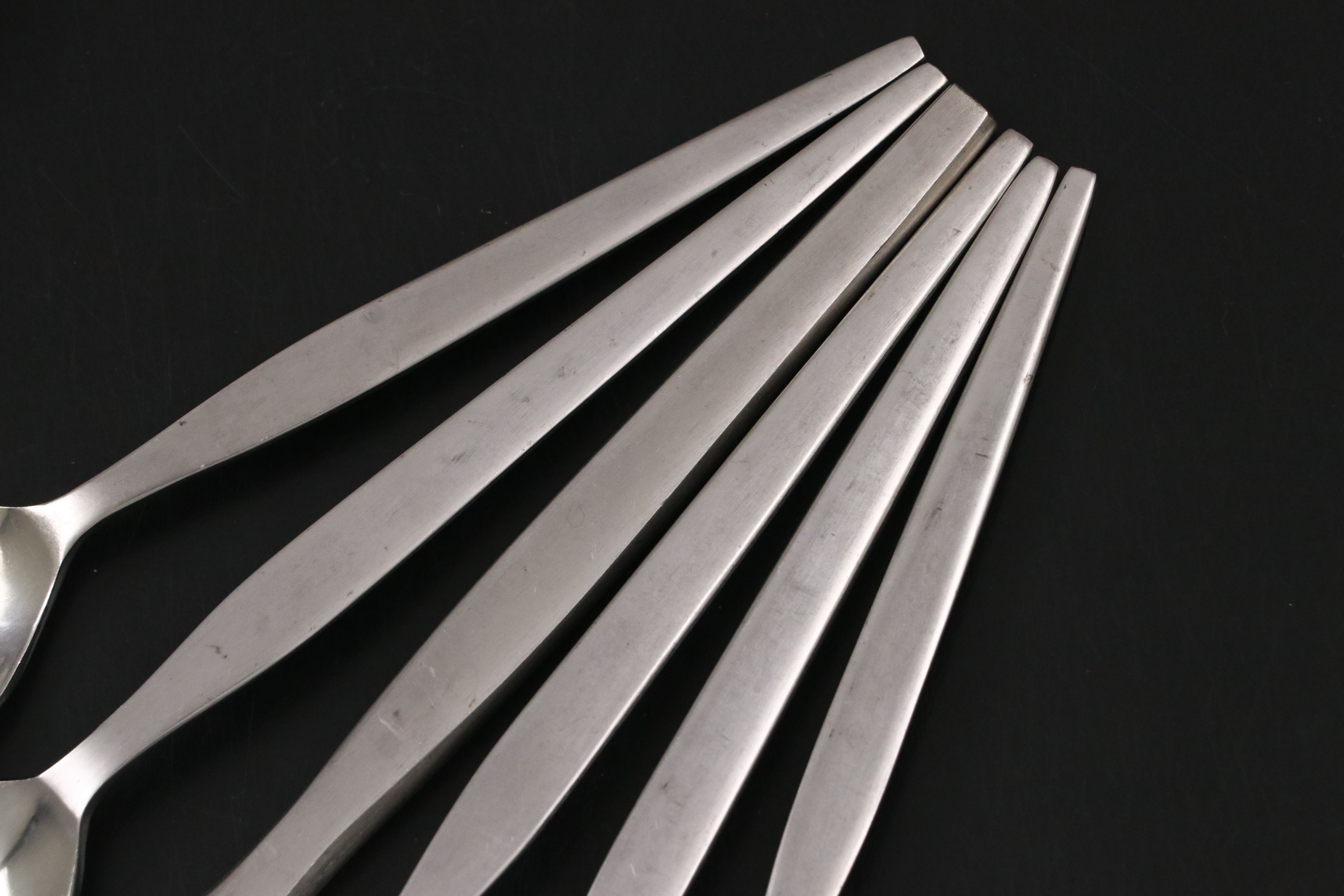 Lauffer, EKCO, and More Mid Century Modern Style Stainless Steel Flatware