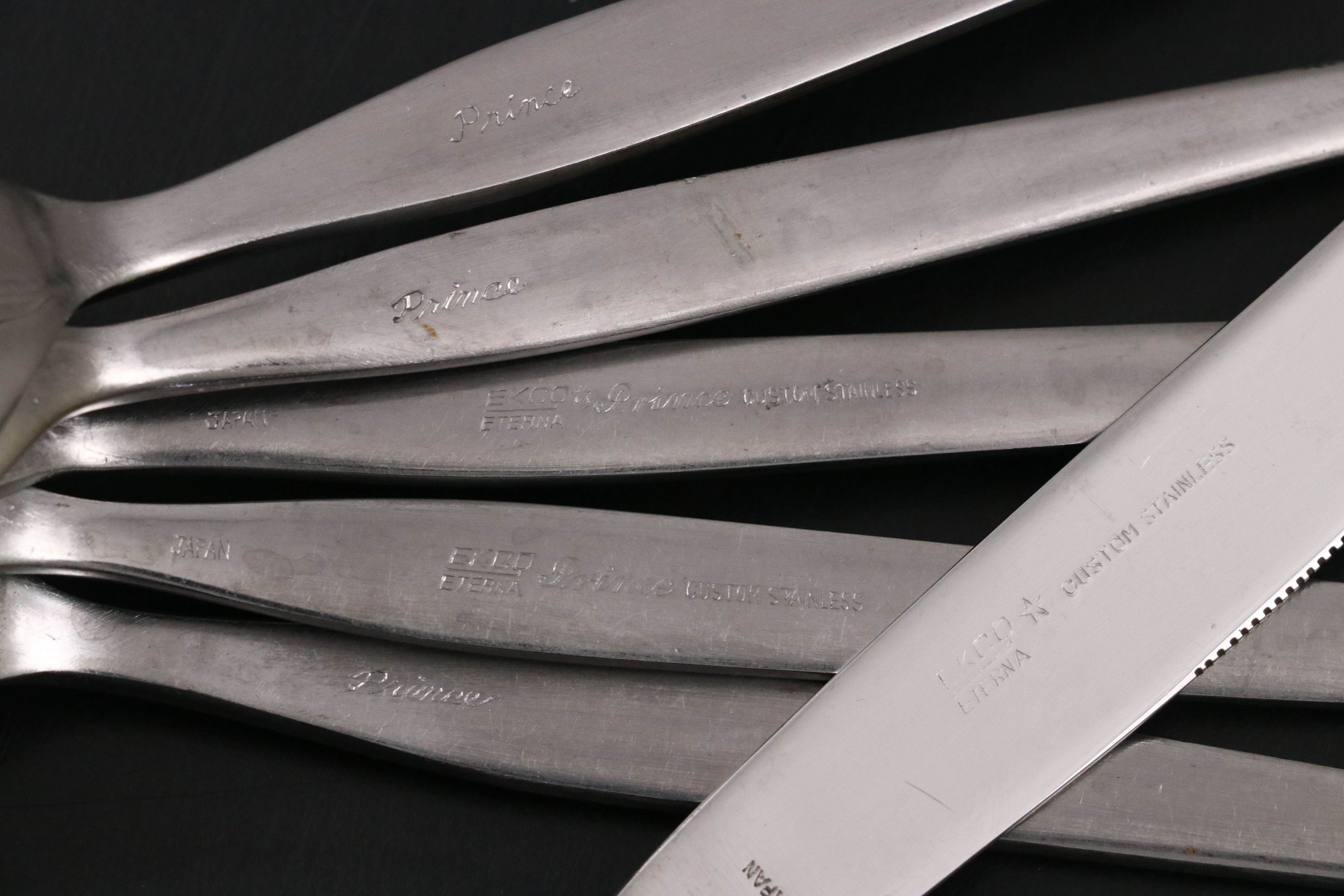 Lauffer, EKCO, and More Mid Century Modern Style Stainless Steel Flatware