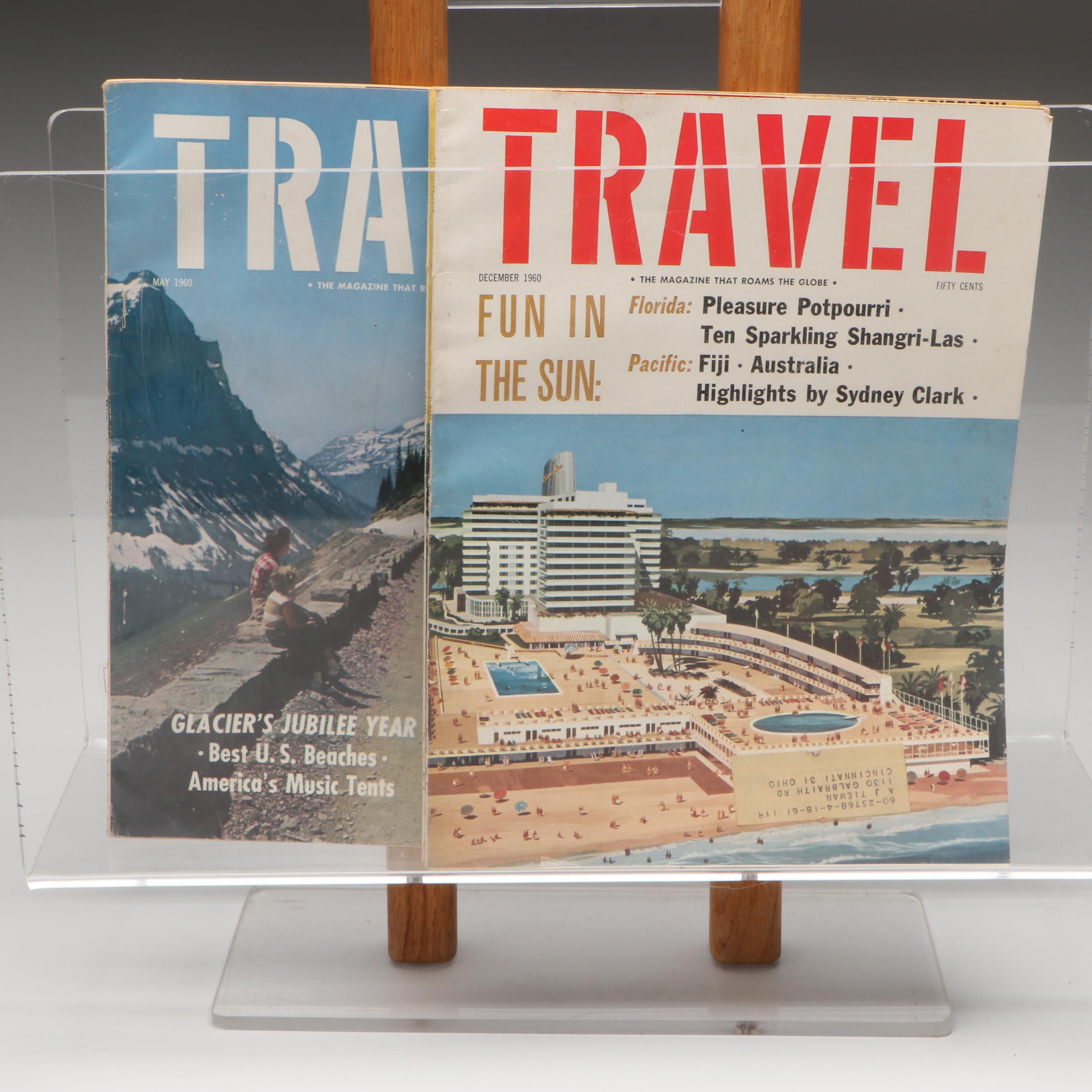 Braeside Studios Acrylic Magazine Rack with Floral Organizer and Tray