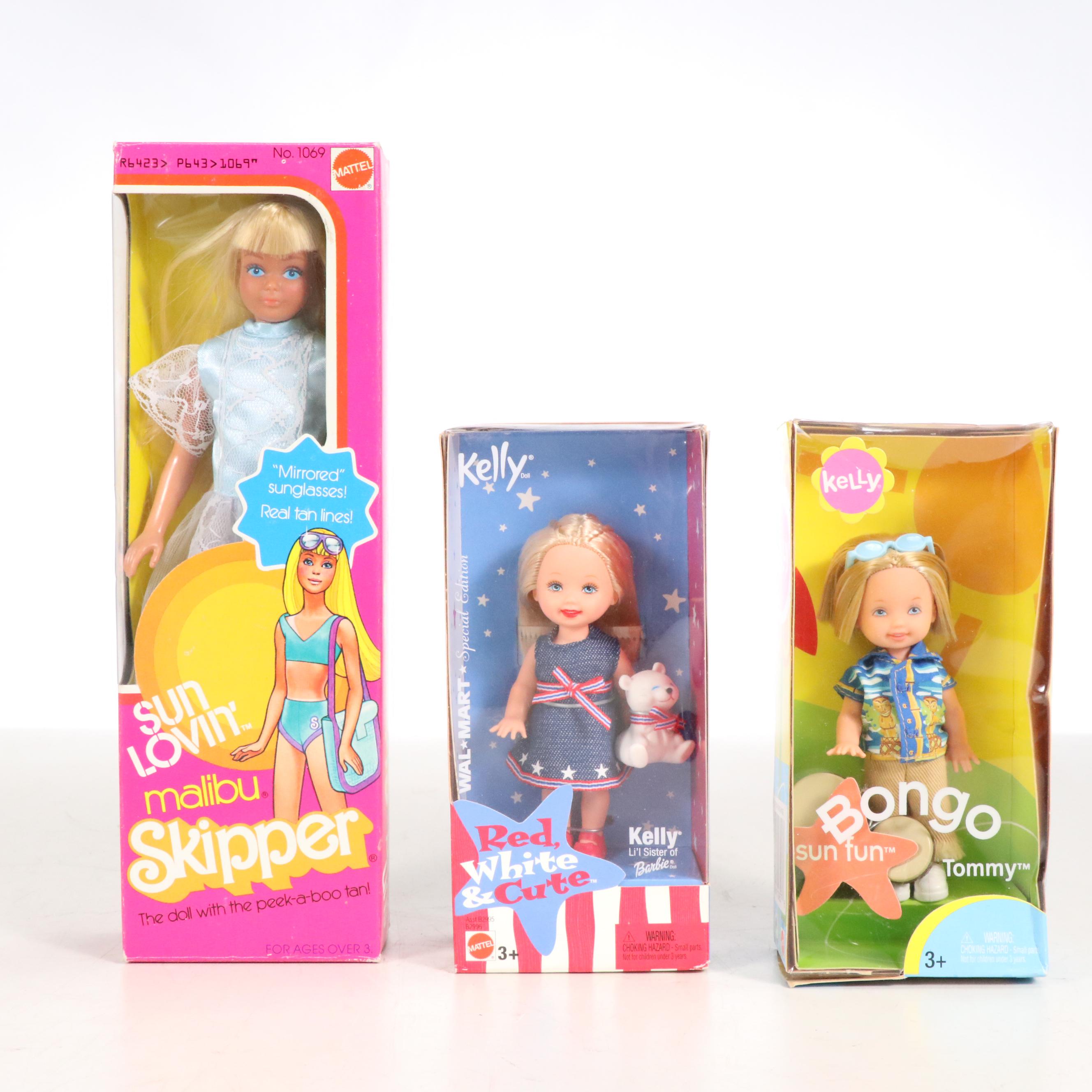Barbie and Kelly "Shoppin' Fun" Dolls with Other Dolls and Accessories