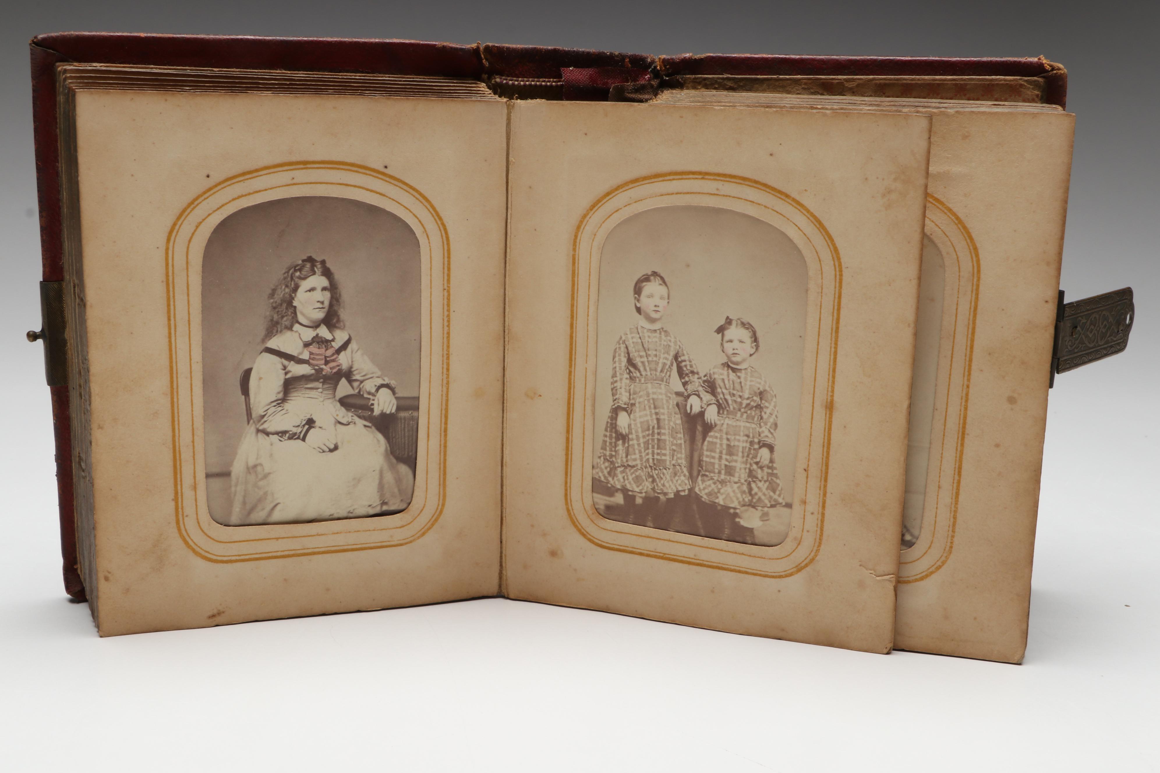 Tintypes and Other Photographs of Men, Women and Children, Mid-19th Century