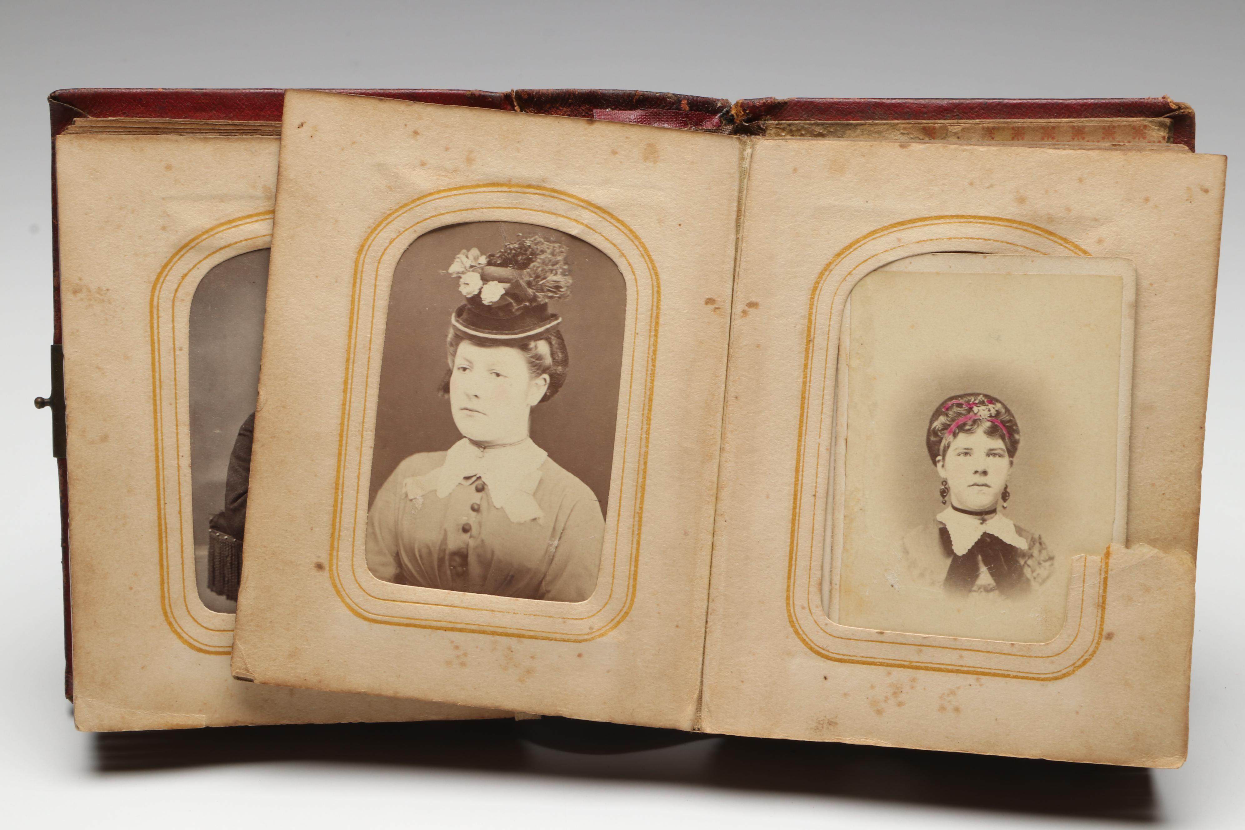 Tintypes and Other Photographs of Men, Women and Children, Mid-19th Century