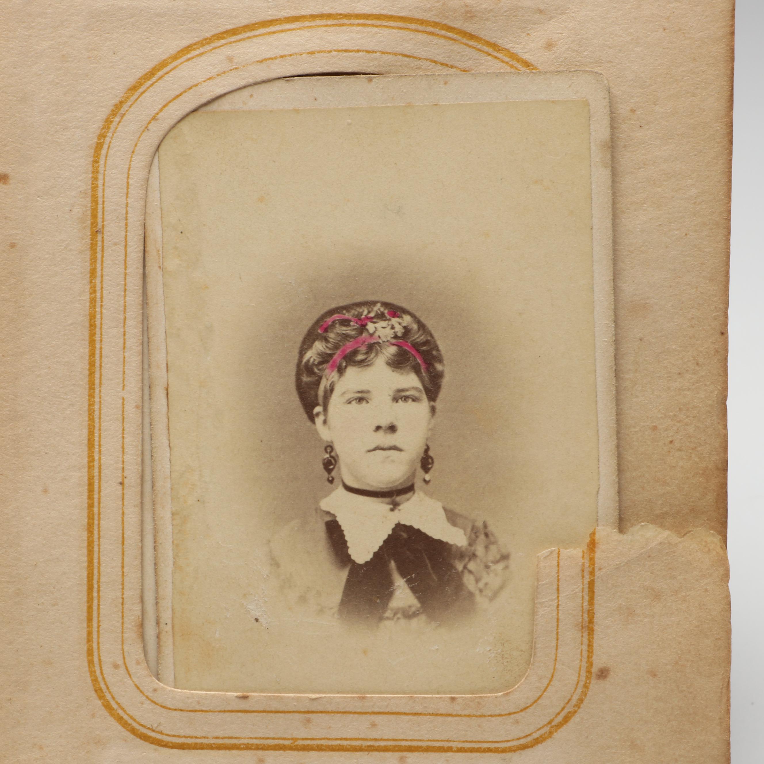 Tintypes and Other Photographs of Men, Women and Children, Mid-19th Century