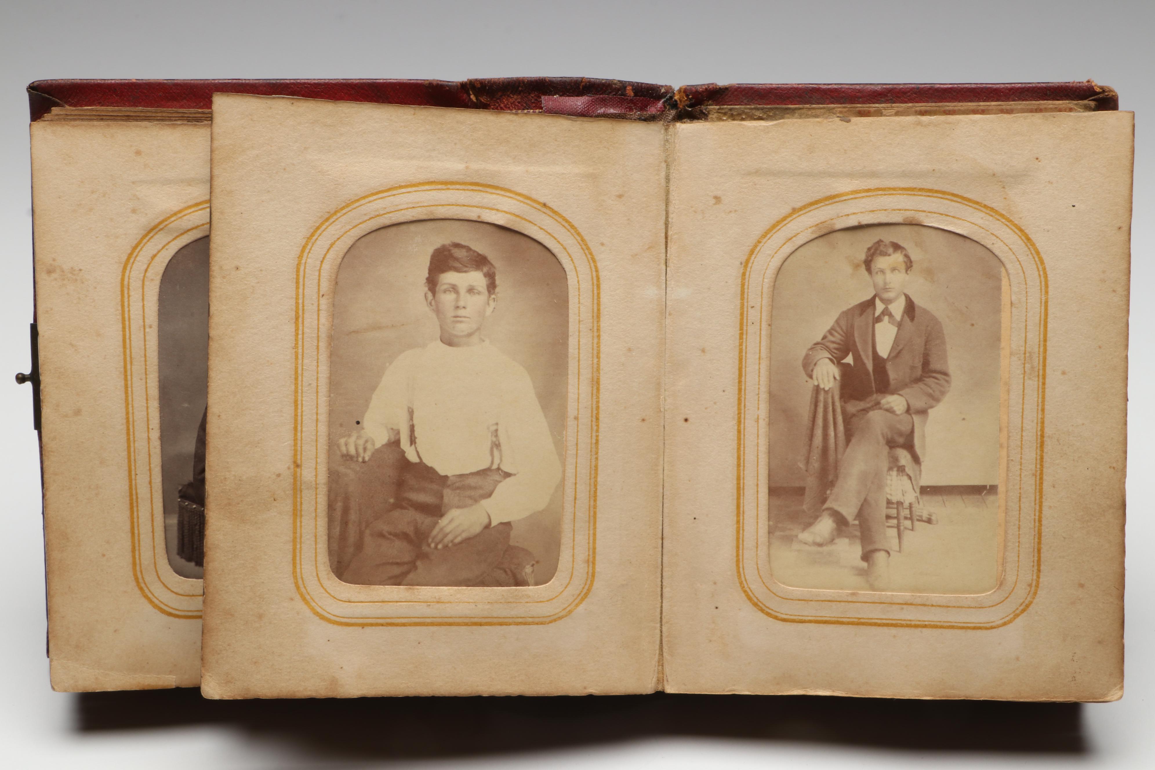 Tintypes and Other Photographs of Men, Women and Children, Mid-19th Century