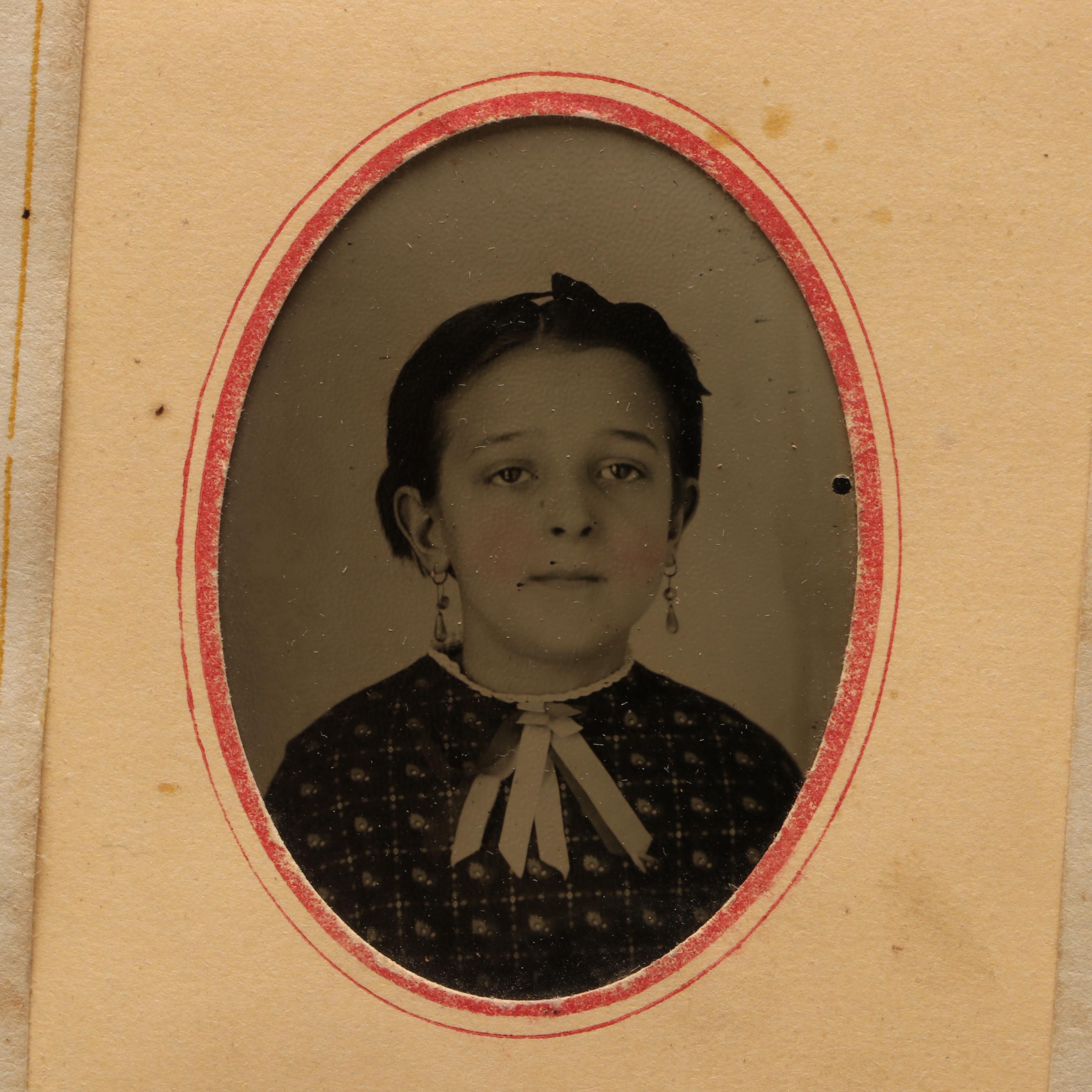 Tintypes and Other Photographs of Men, Women and Children, Mid-19th Century