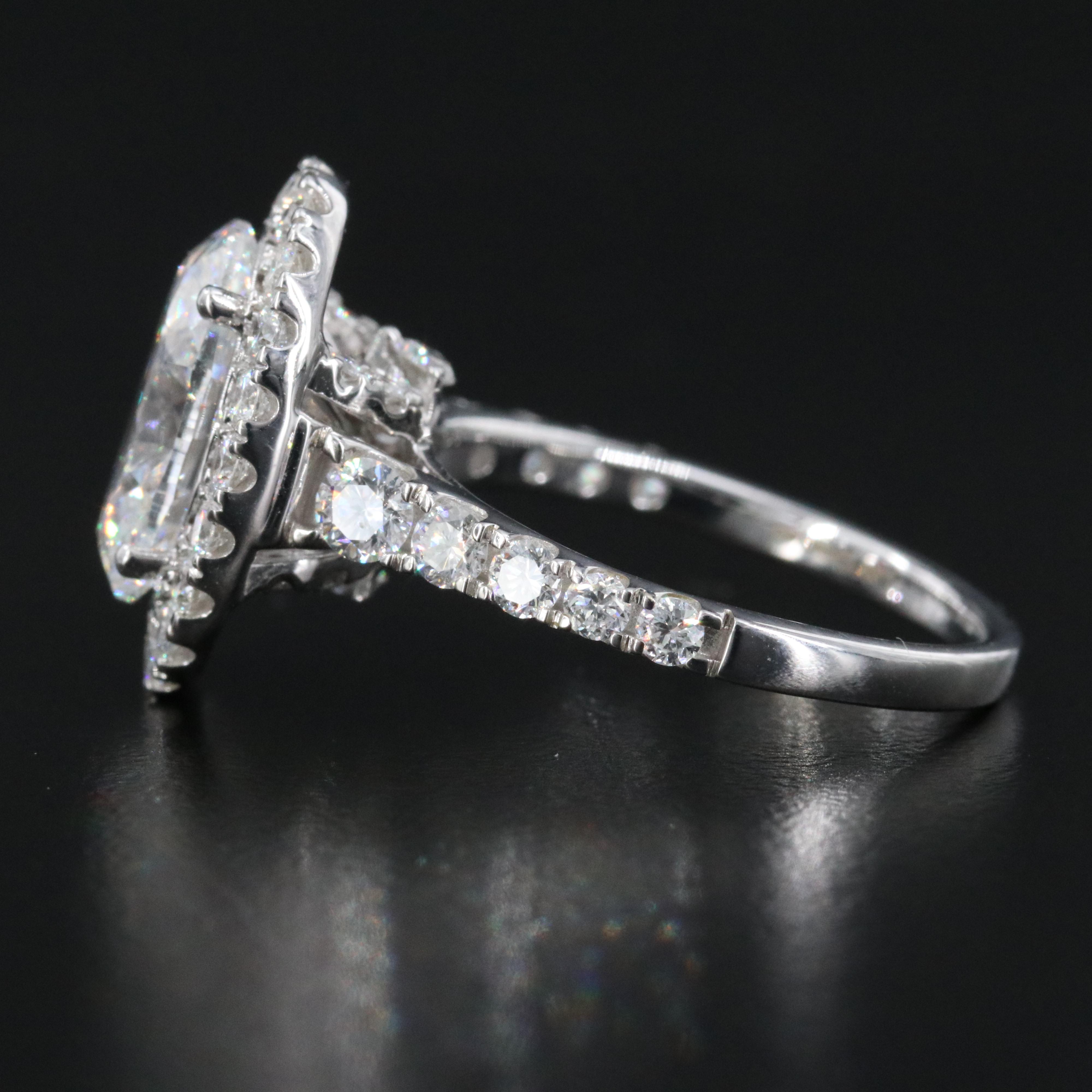 14K 4.71 CTW Lab Grown Diamond Ring