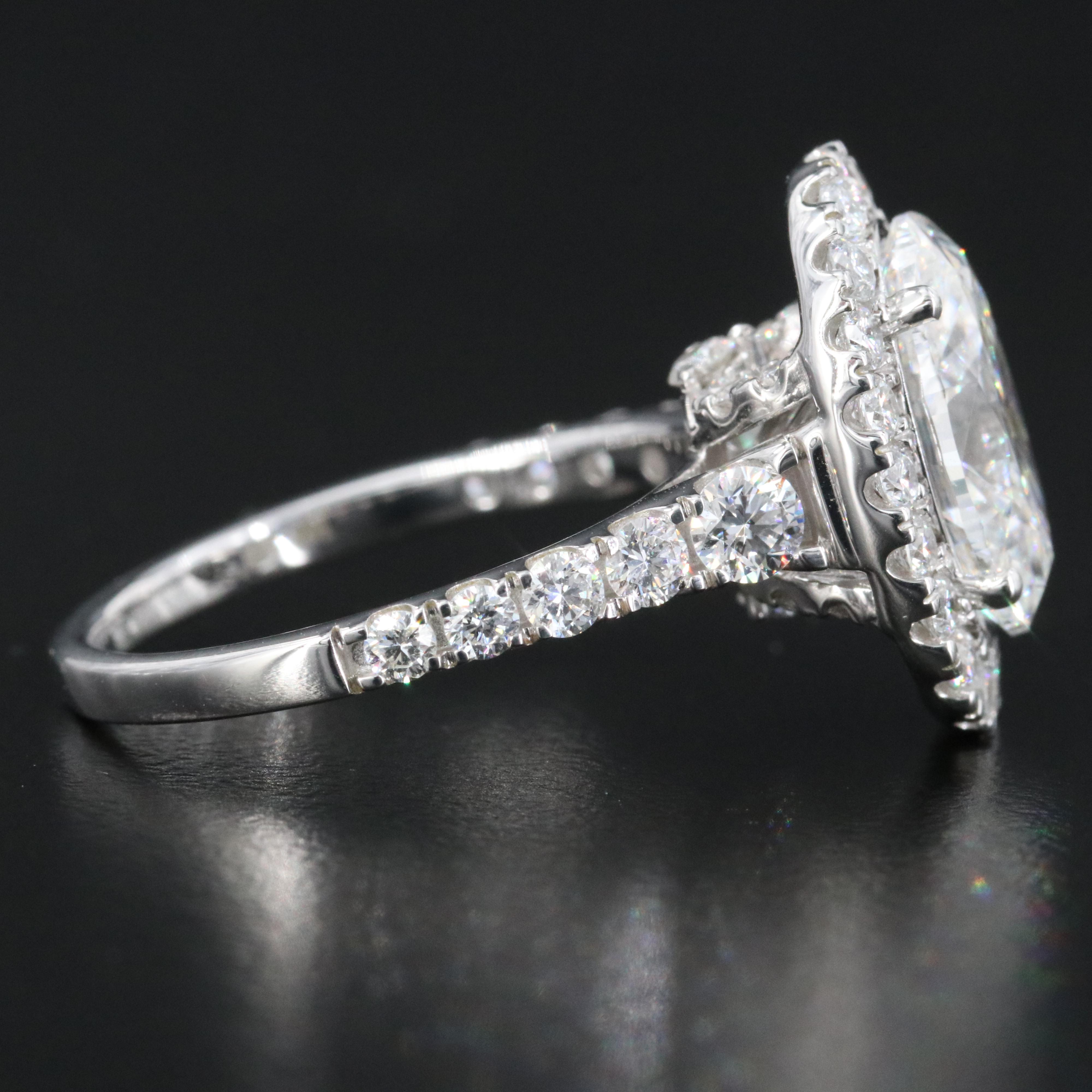 14K 4.71 CTW Lab Grown Diamond Ring