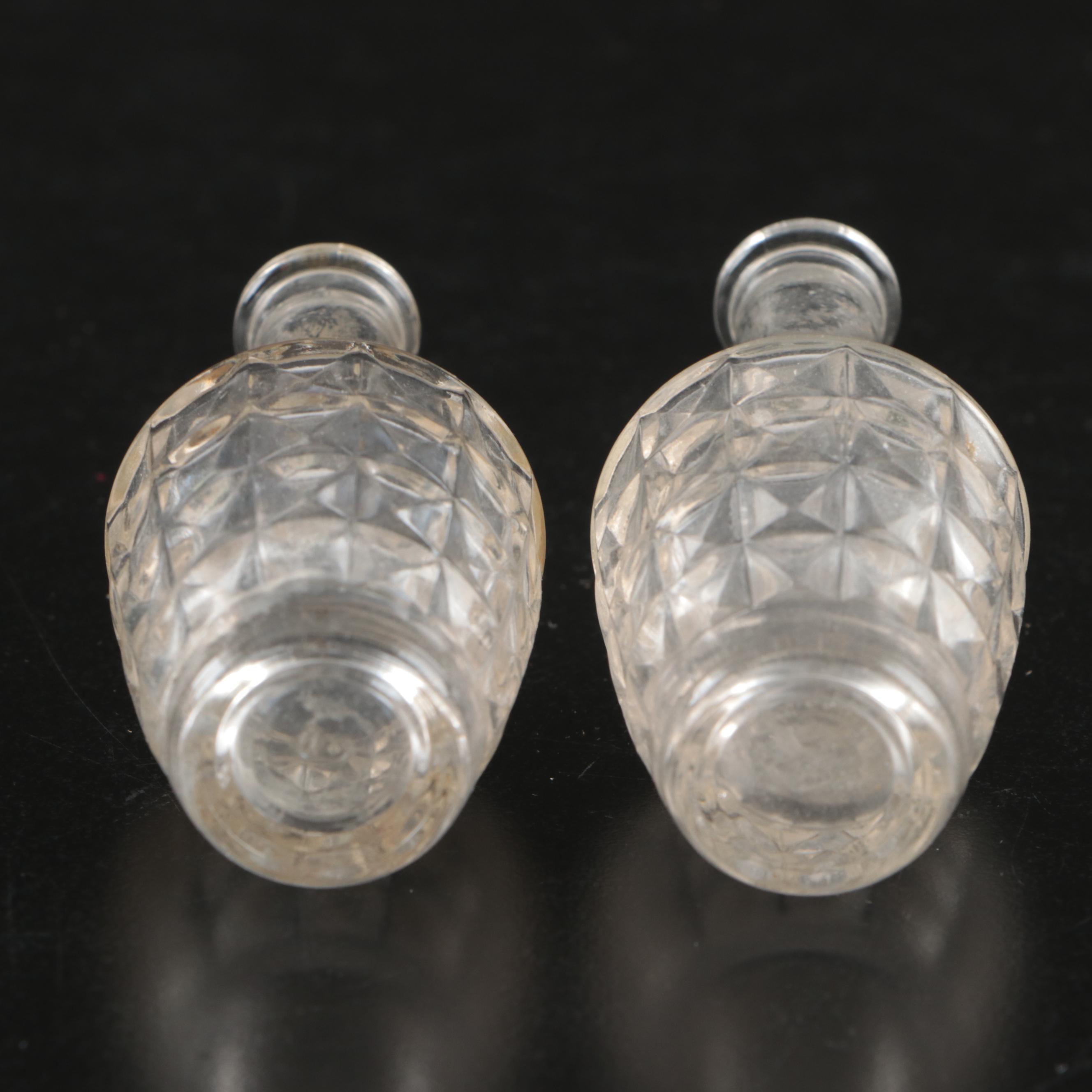 Victorian Style Condiment Set with Other Glass Tableware