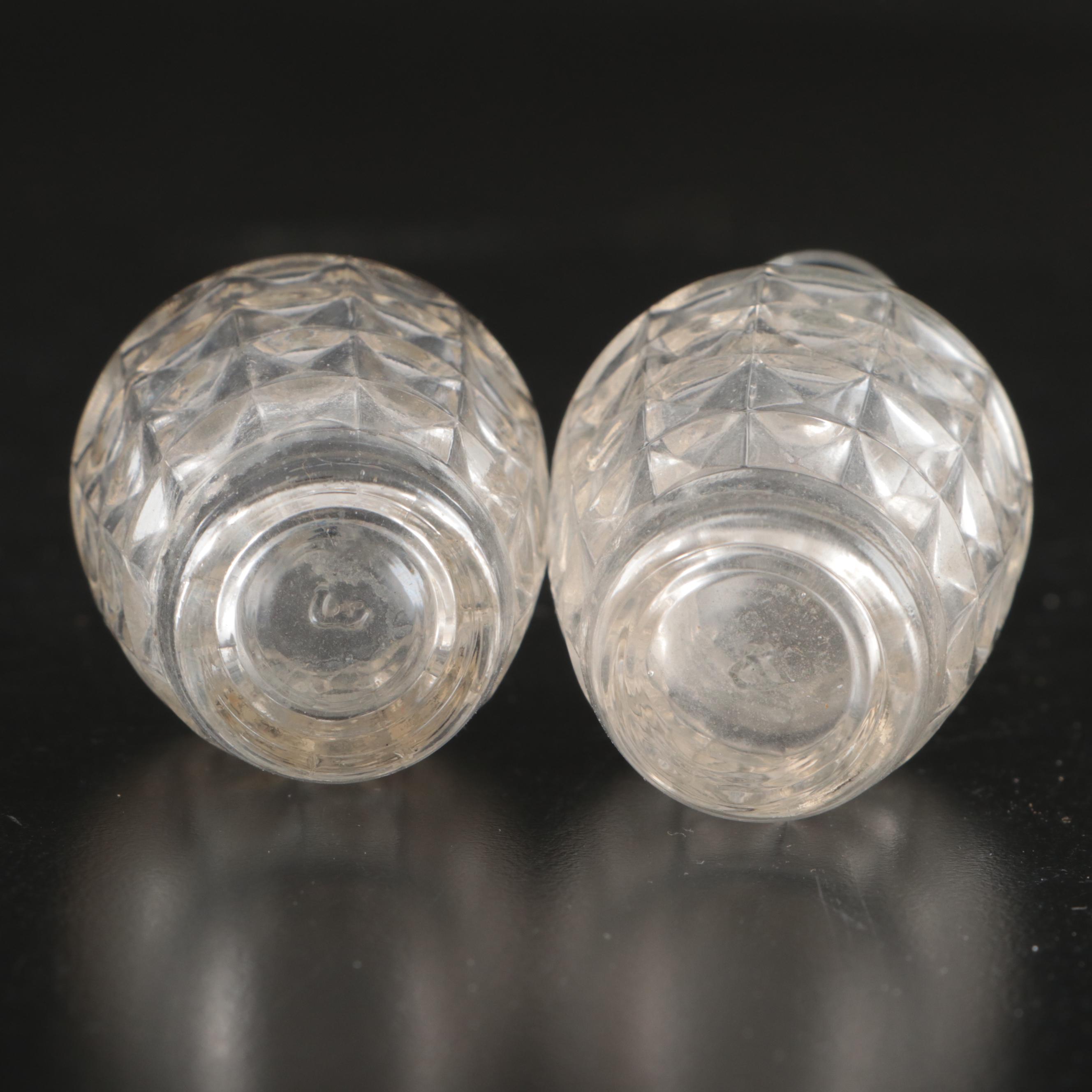 Victorian Style Condiment Set with Other Glass Tableware