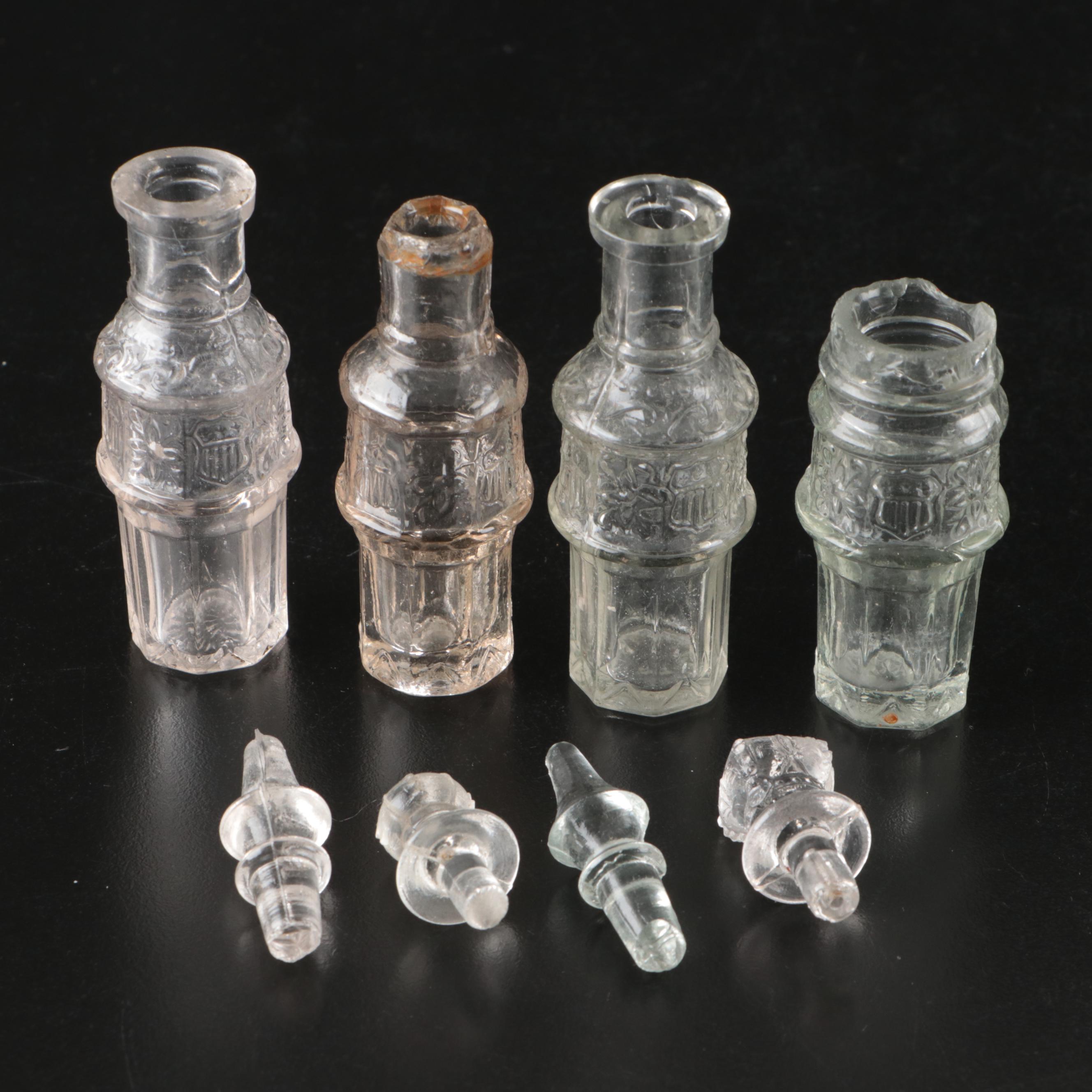 Victorian Style Condiment Set with Other Glass Tableware