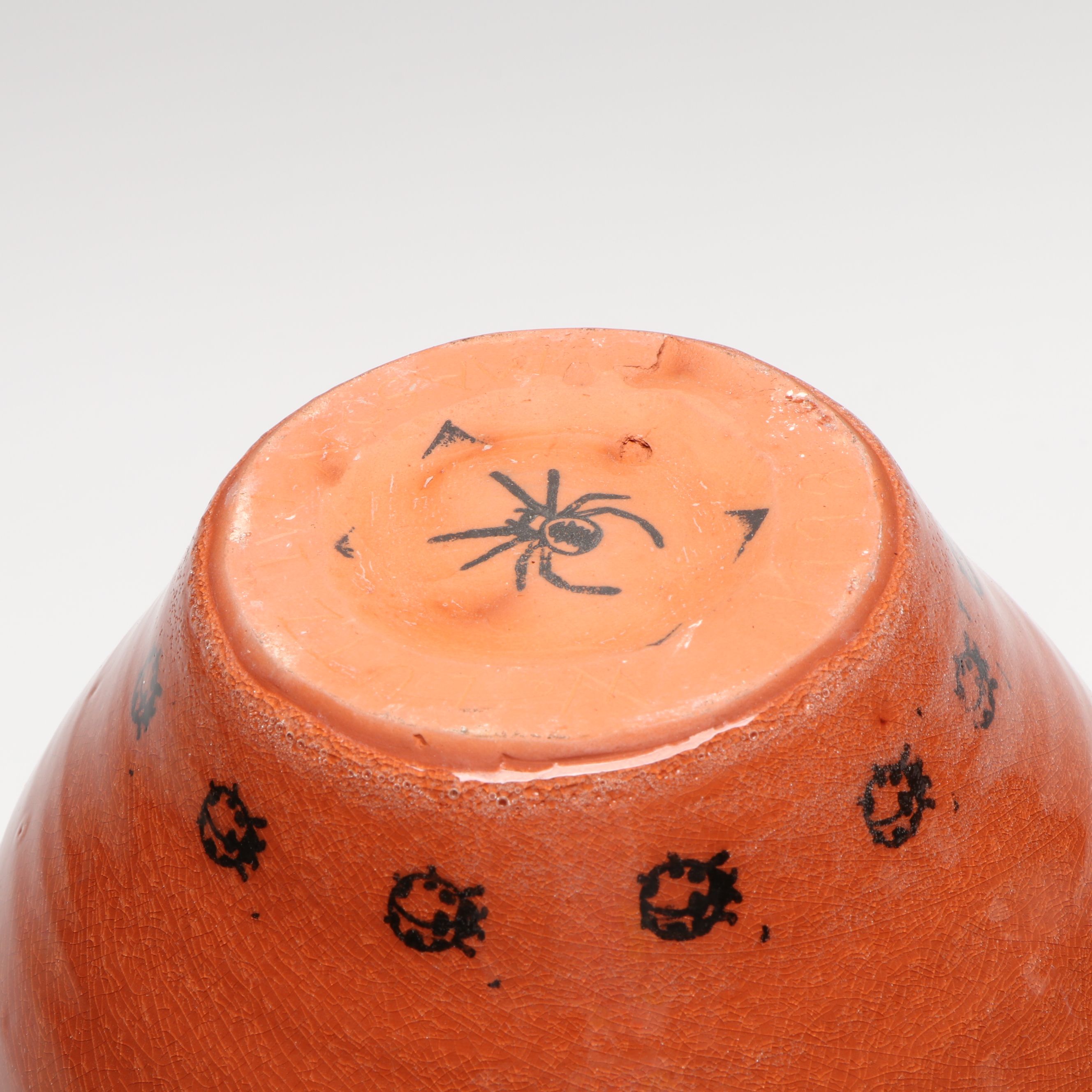 William Lutz Stamp Pattern Terracotta Pottery