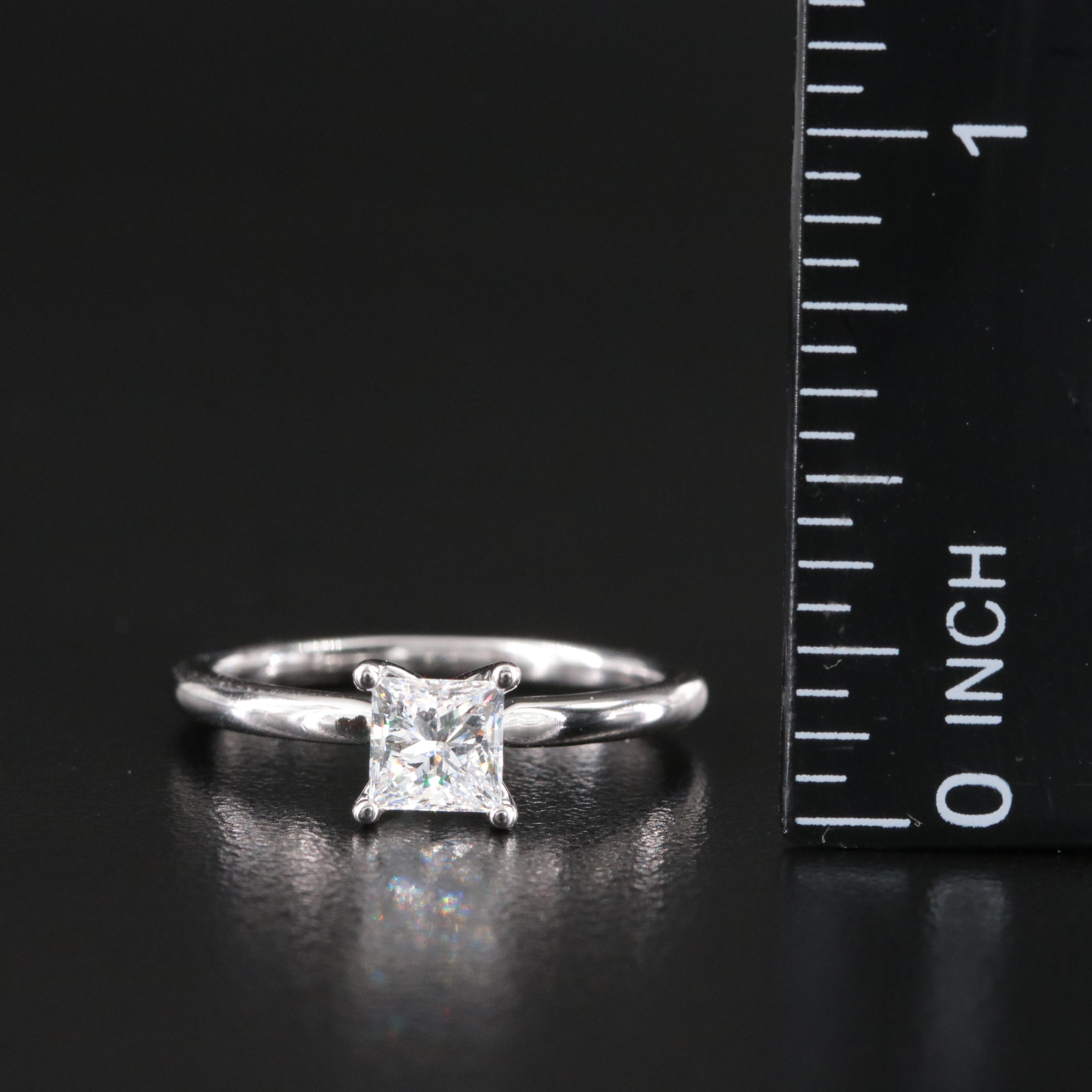 14K 0.74 CT Lab Grown Diamond Solitaire Ring
