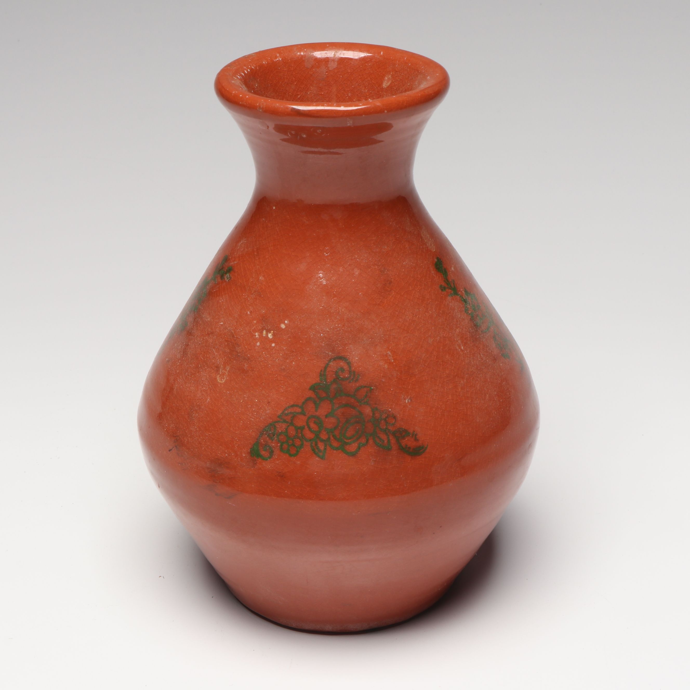 William Lutz Stamp Pattern Terracotta Pottery