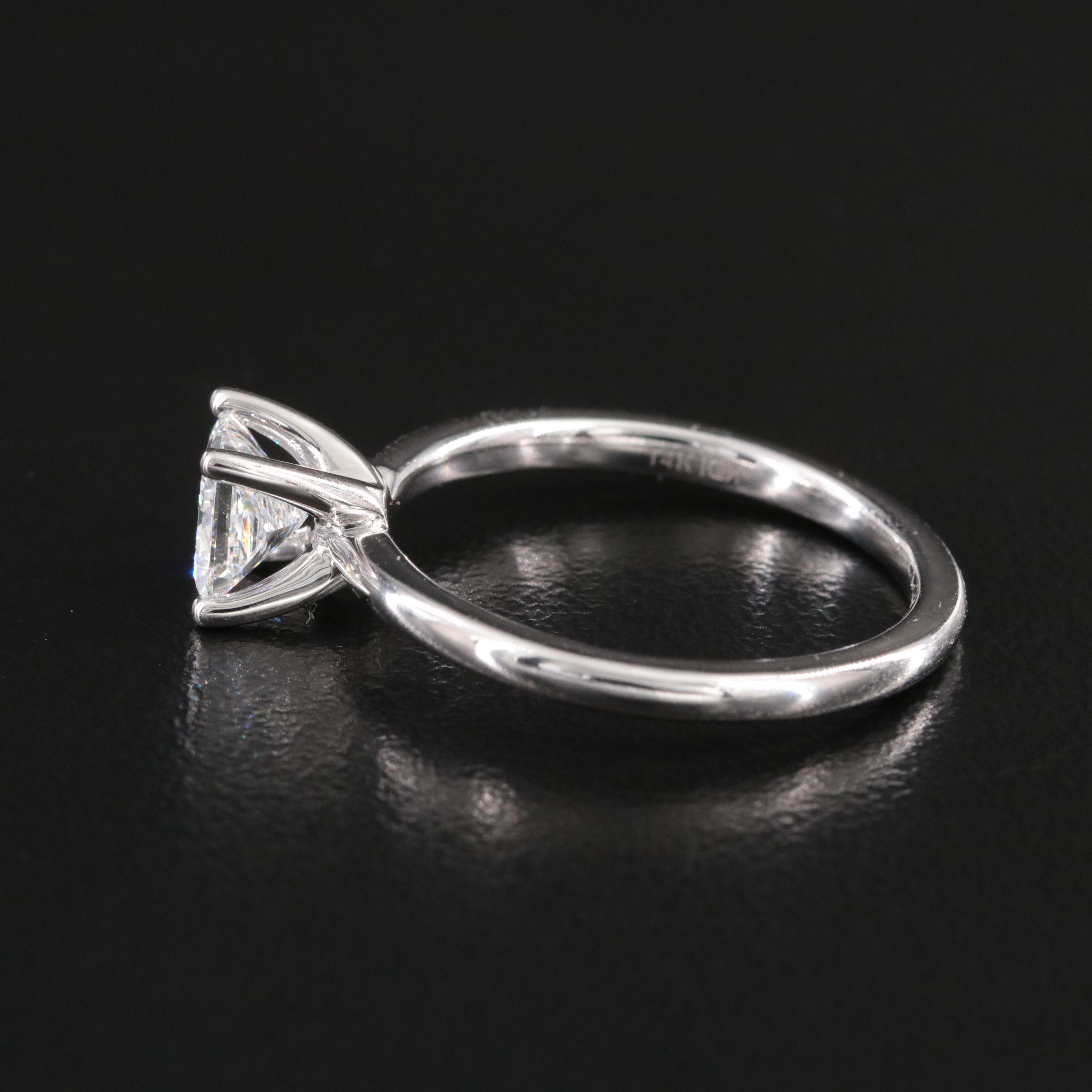14K 0.74 CT Lab Grown Diamond Solitaire Ring