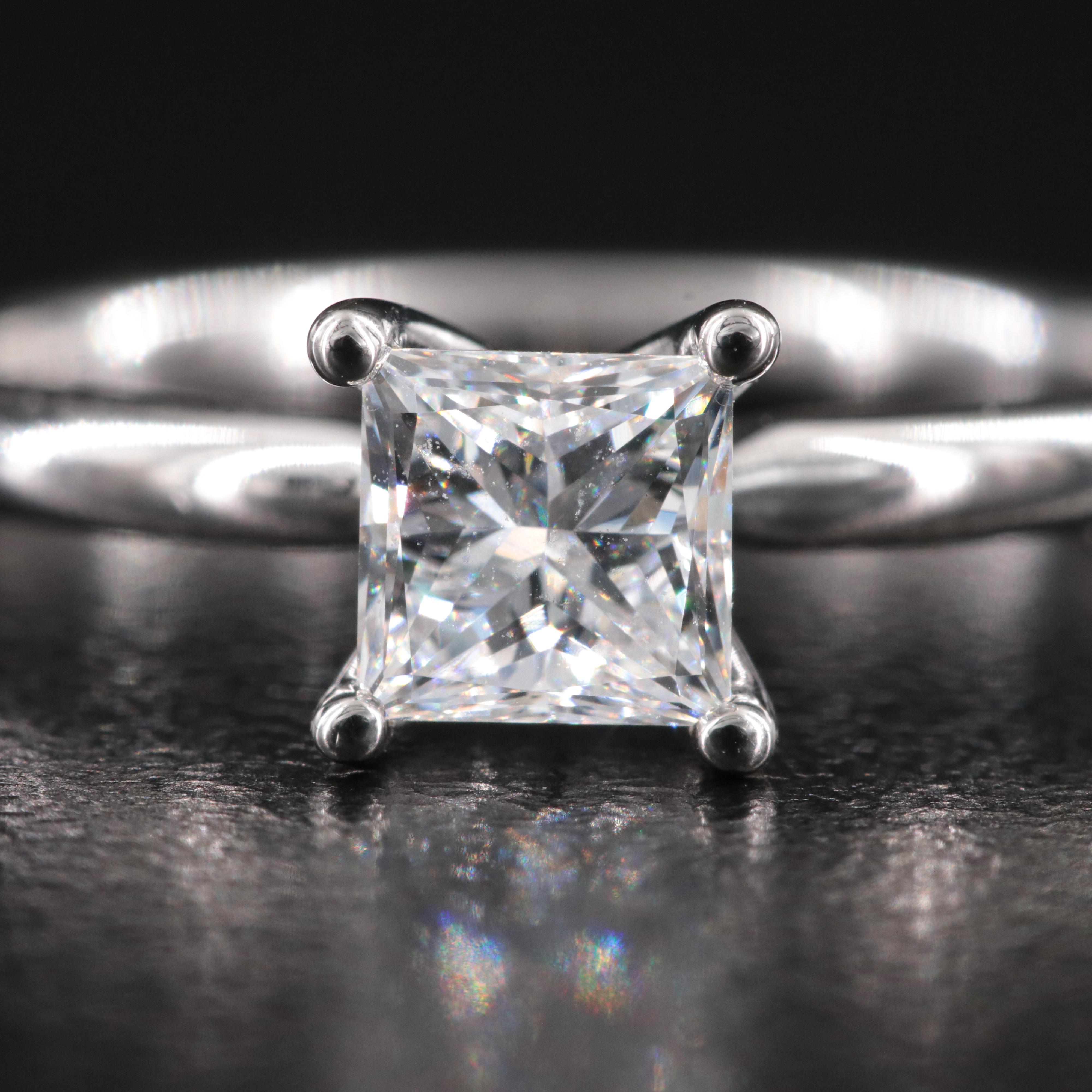 14K 0.74 CT Lab Grown Diamond Solitaire Ring