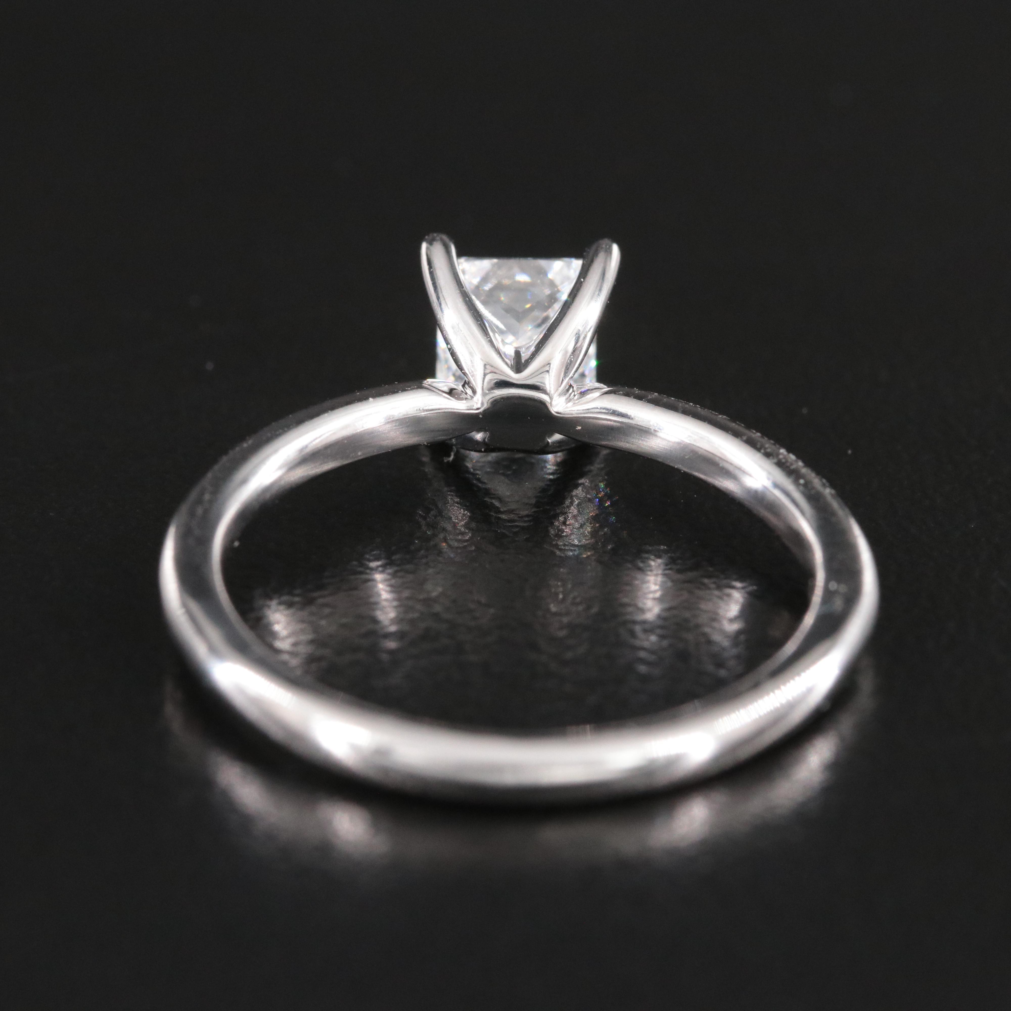 14K 0.74 CT Lab Grown Diamond Solitaire Ring