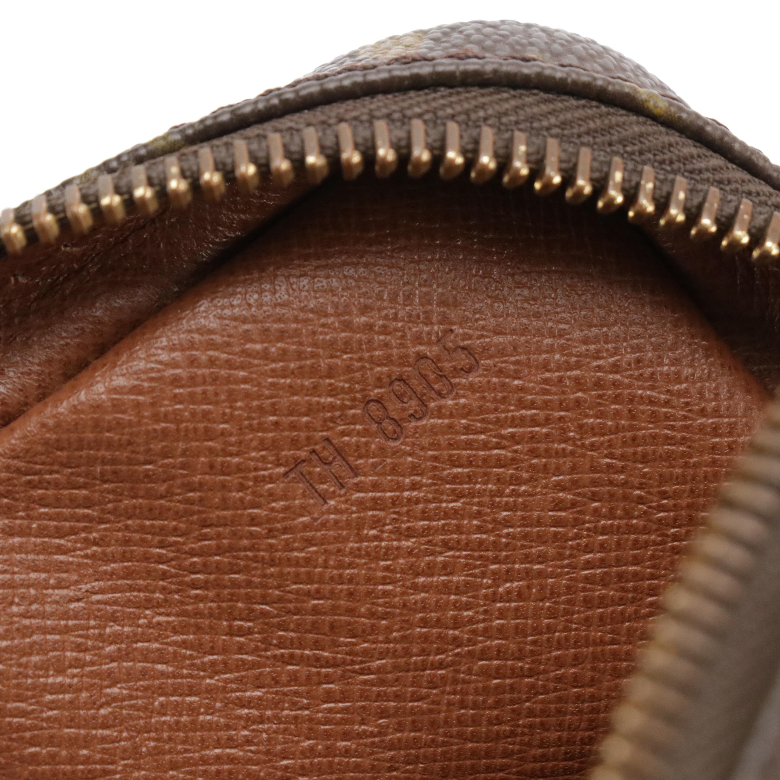 Louis Vuitton Marly Dragonne Wristlet Clutch in Monogram Canvas