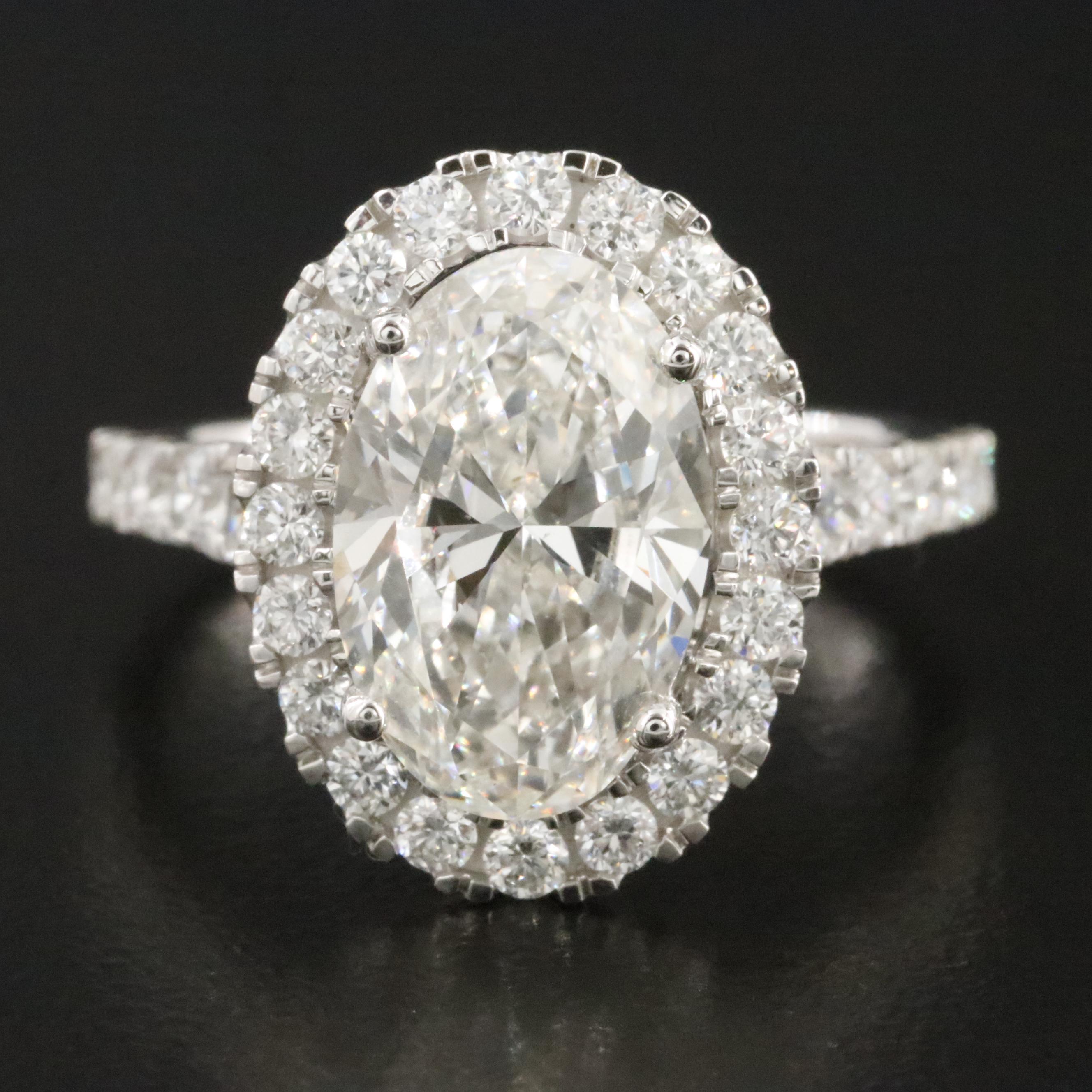 14K 4.52 CTW Lab Grown Diamond Ring