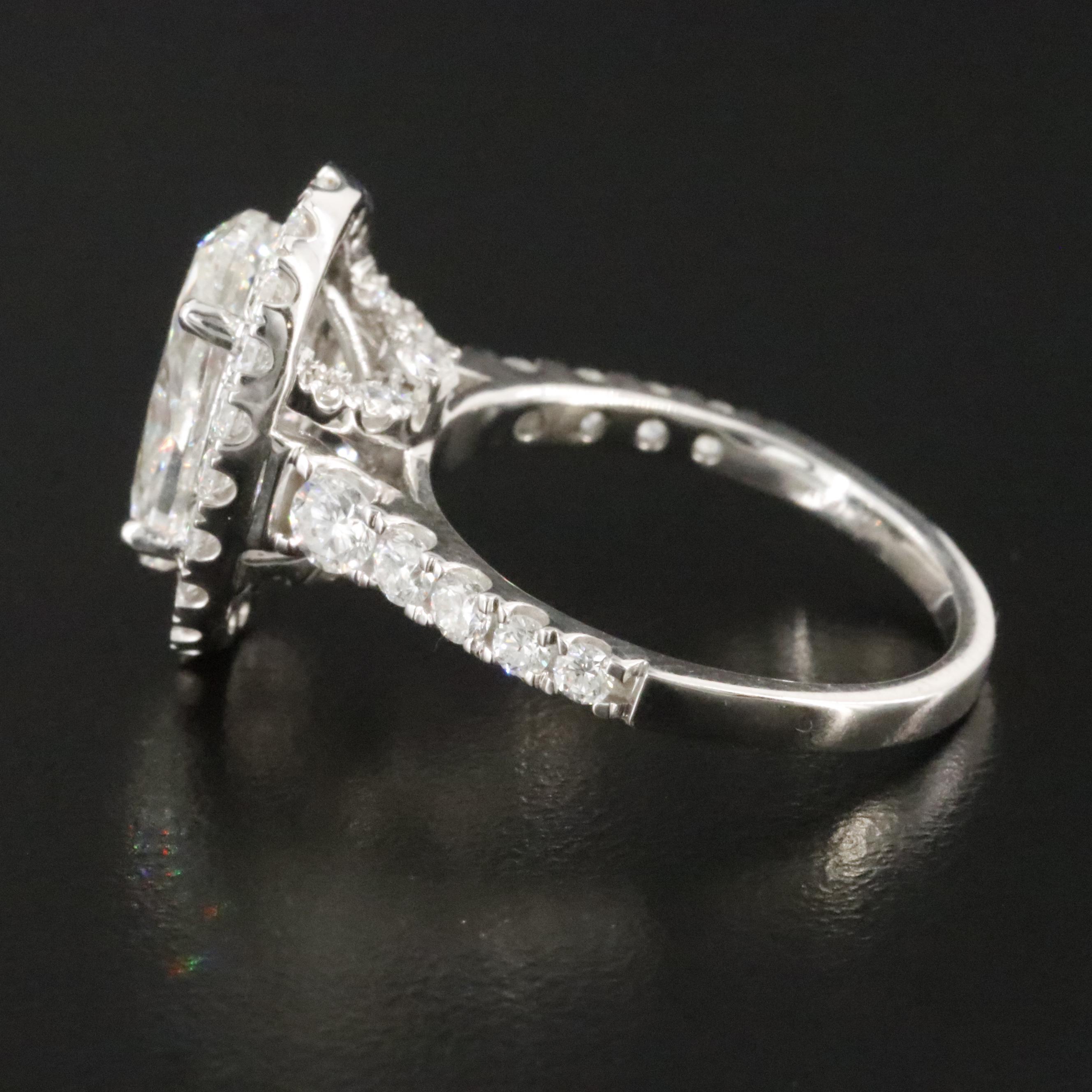 14K 4.52 CTW Lab Grown Diamond Ring