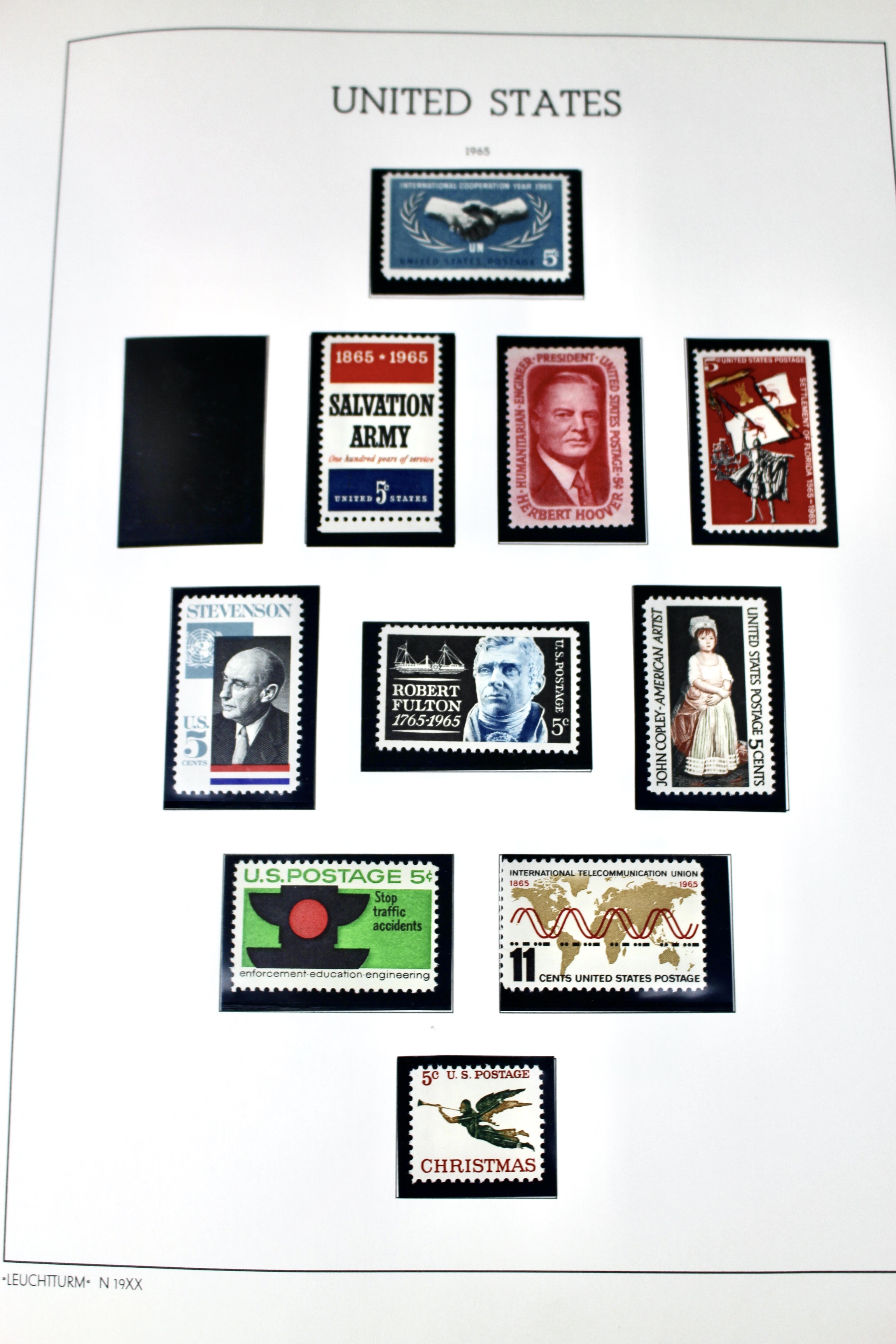 U.S. Postage Stamp Collection, 1931 to 1968, Mostly Mint Condition