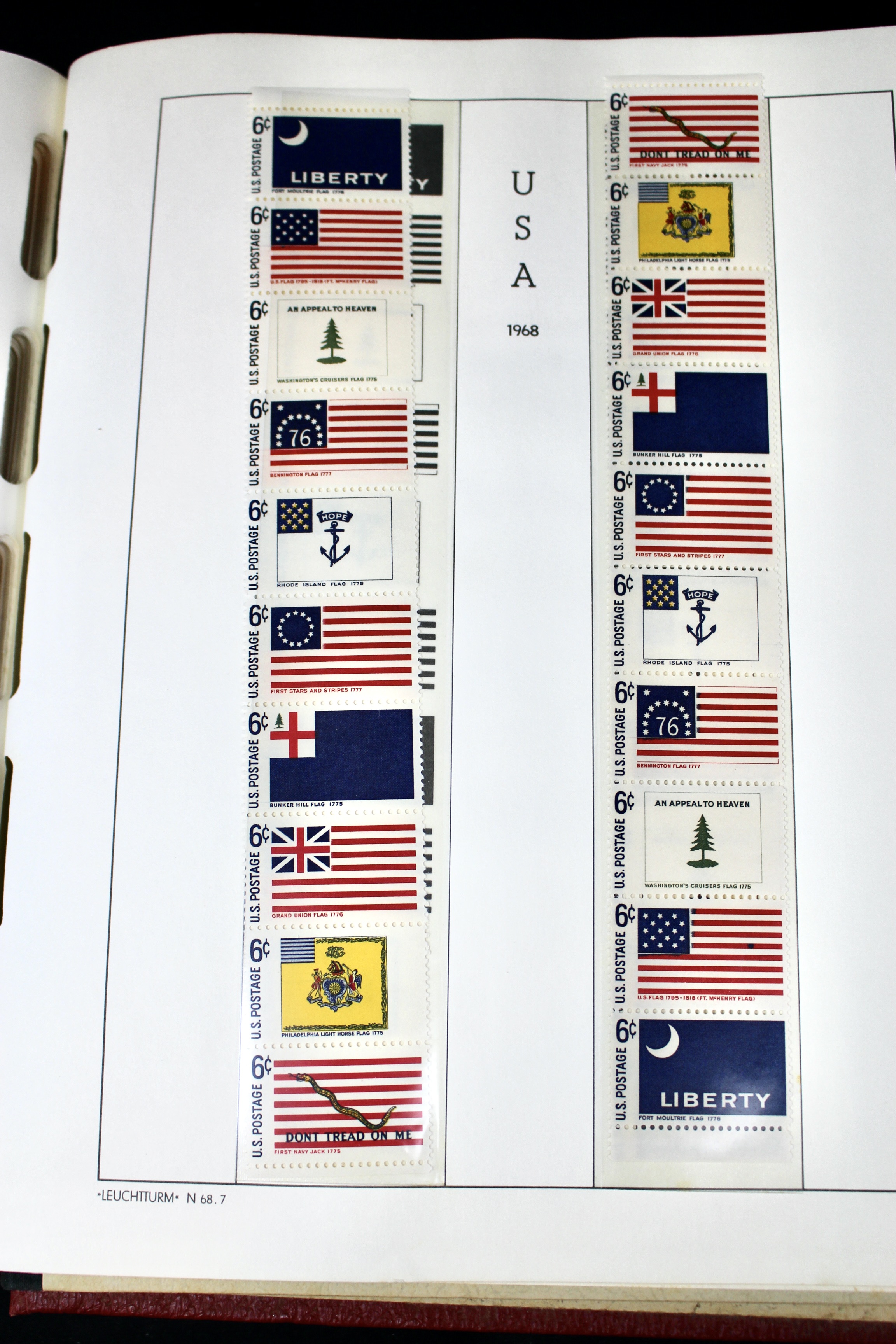 U.S. Postage Stamp Collection, 1931 to 1968, Mostly Mint Condition