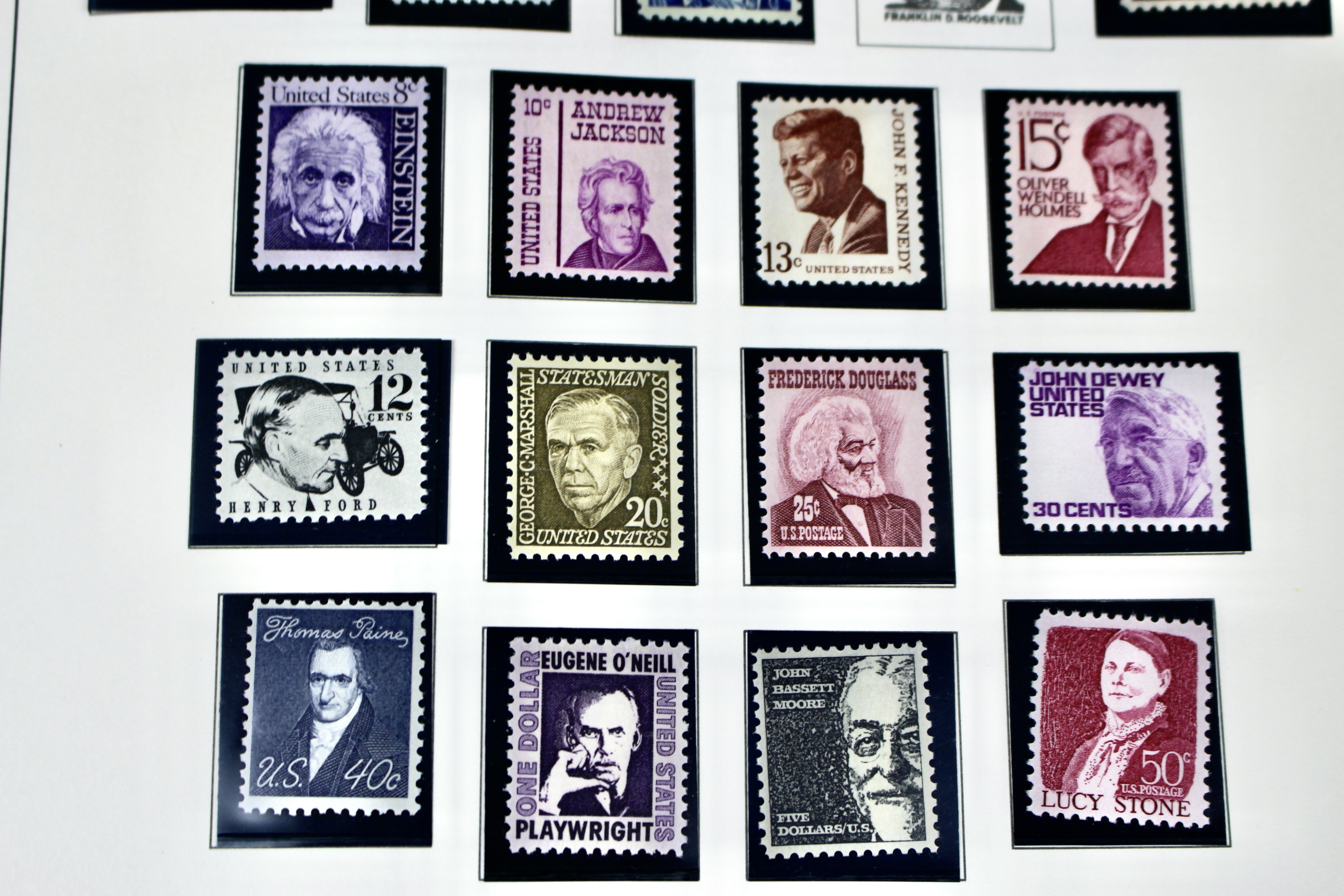 U.S. Postage Stamp Collection, 1931 to 1968, Mostly Mint Condition