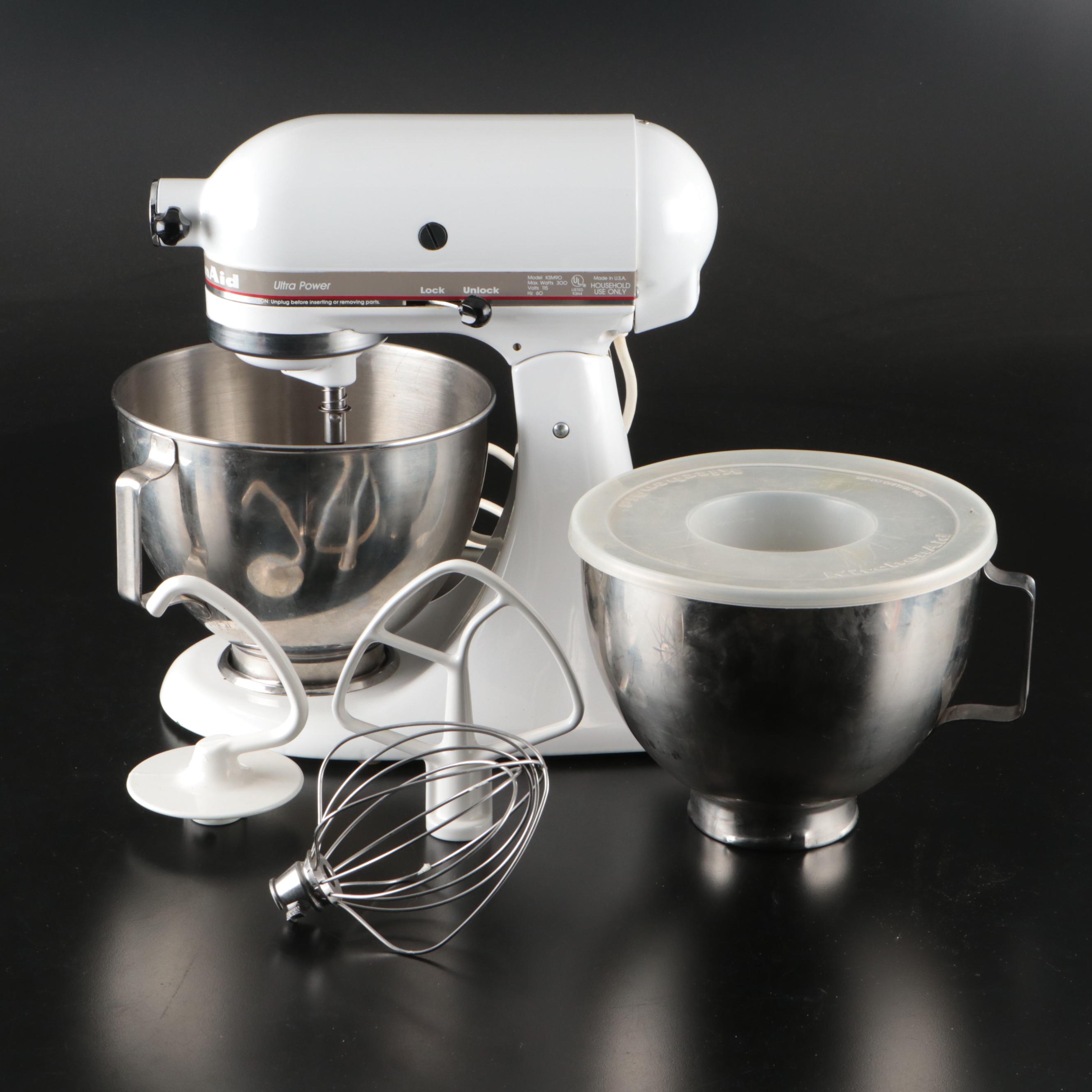 KitchenAid Stand Mixer with Paddle Attachment and Bowls