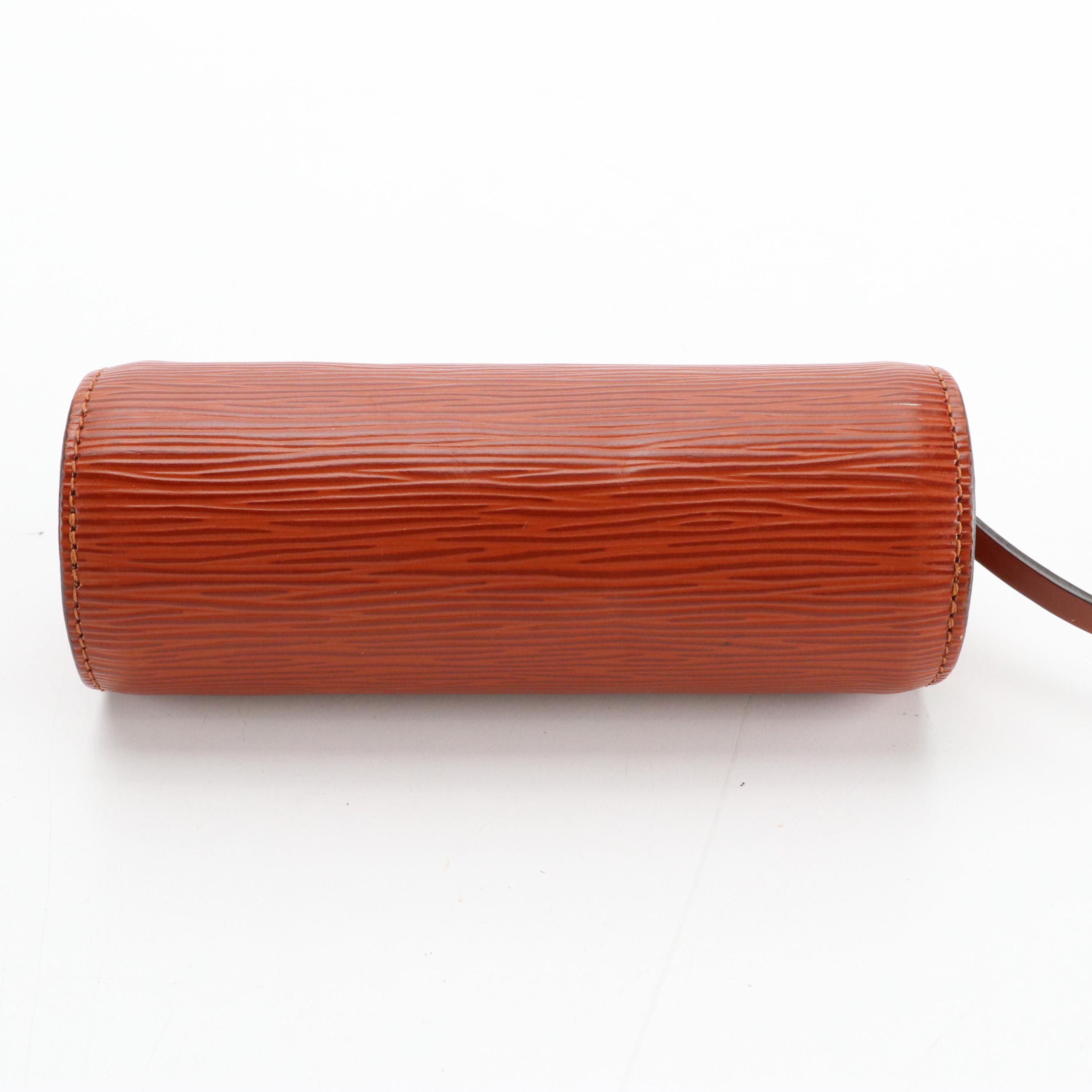 Louis Vuitton Soufflot 30 in Kenyan Fawn Epi Leather with Pouch