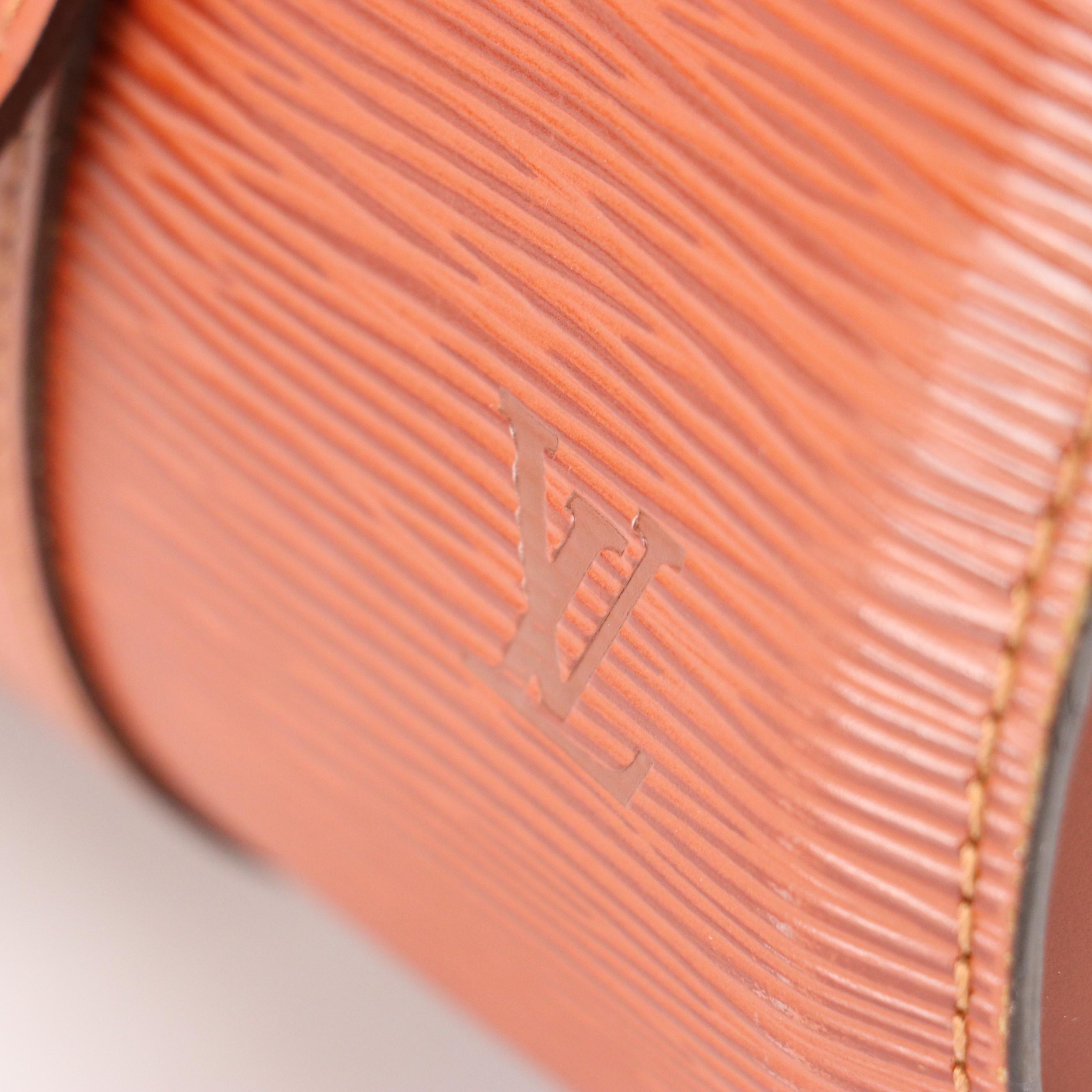 Louis Vuitton Soufflot 30 in Kenyan Fawn Epi Leather with Pouch