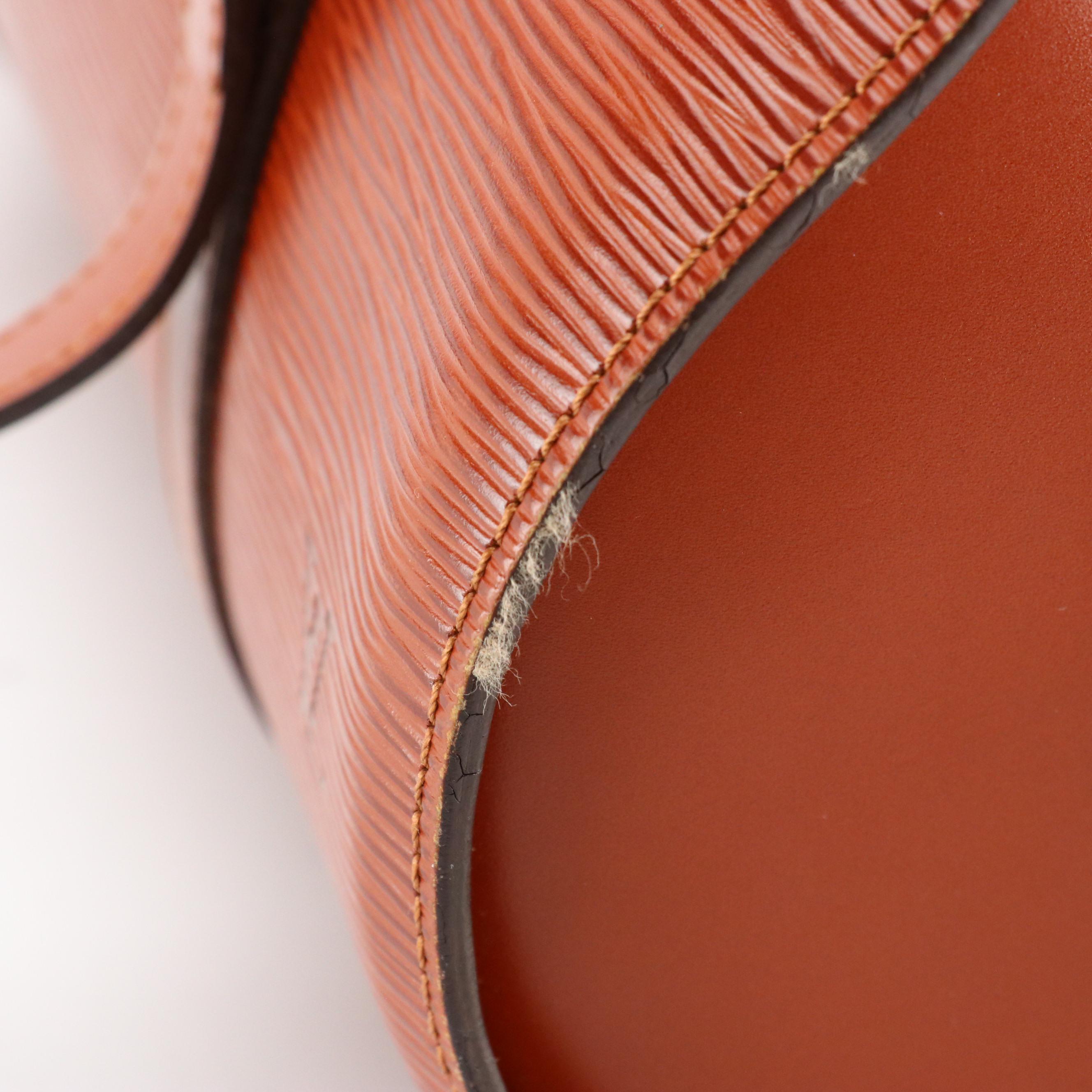 Louis Vuitton Soufflot 30 in Kenyan Fawn Epi Leather with Pouch