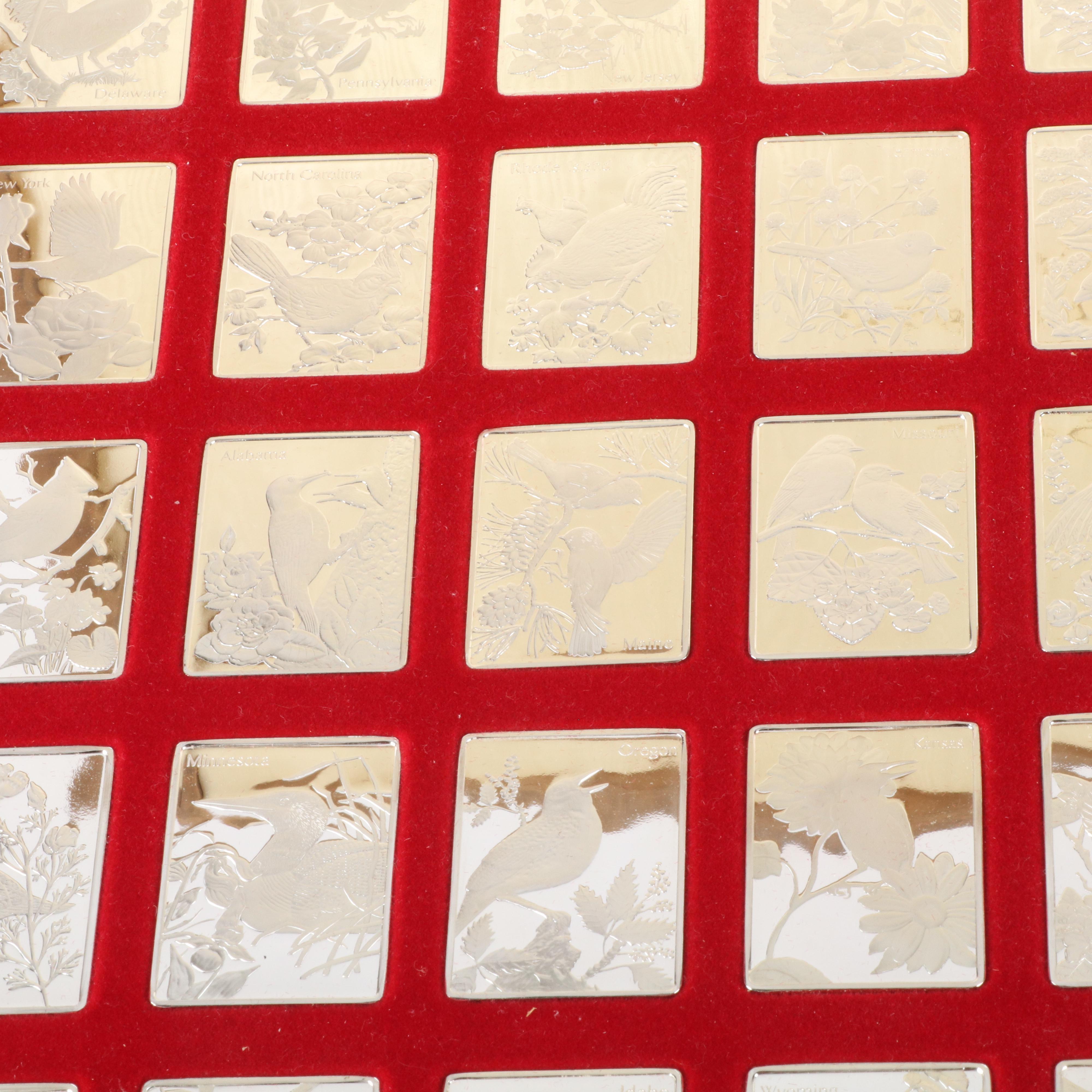 "Official State Ingots of the National Governors Conference" 50 Silver Ingot Set