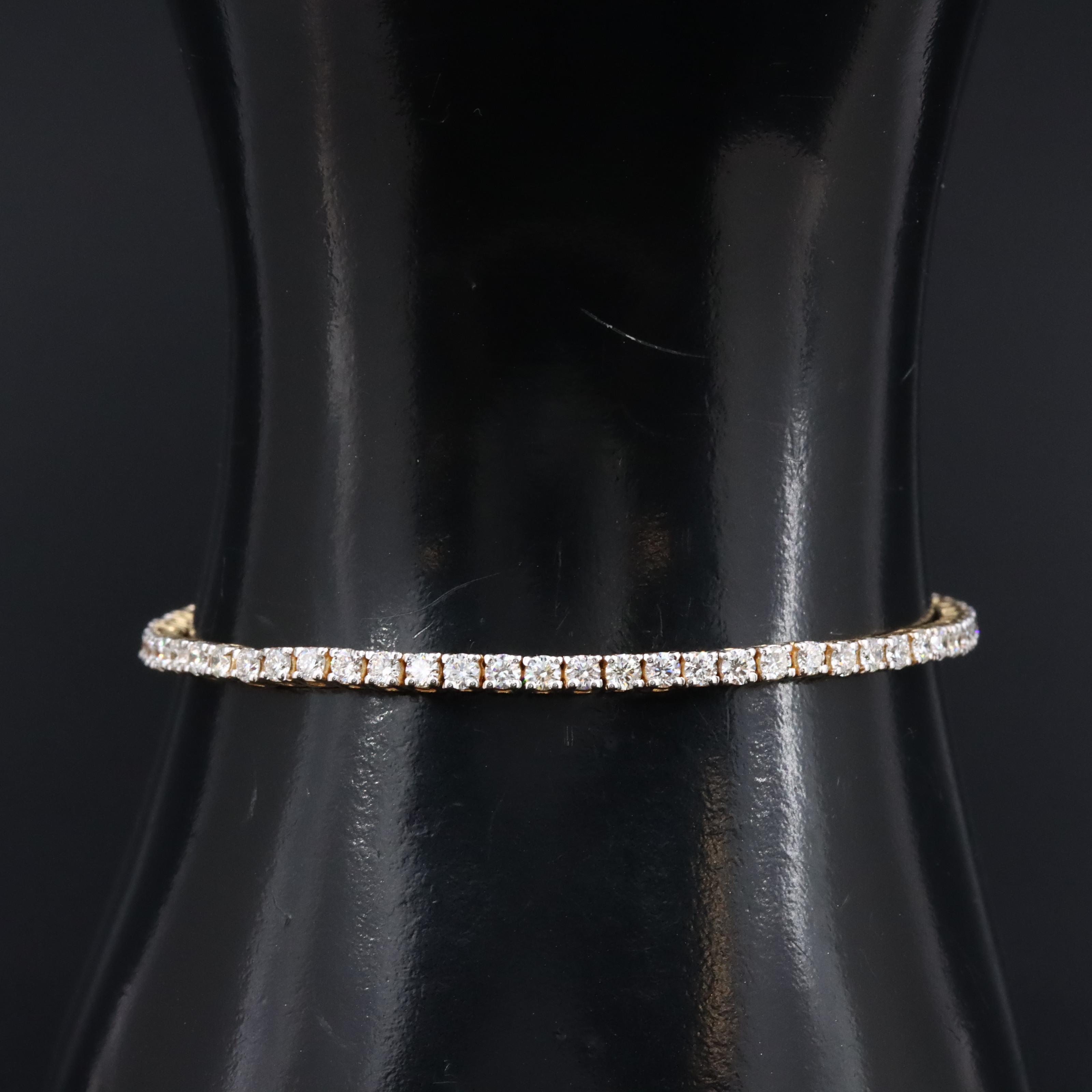 14K 2.81 CTW Diamond Line Bracelet