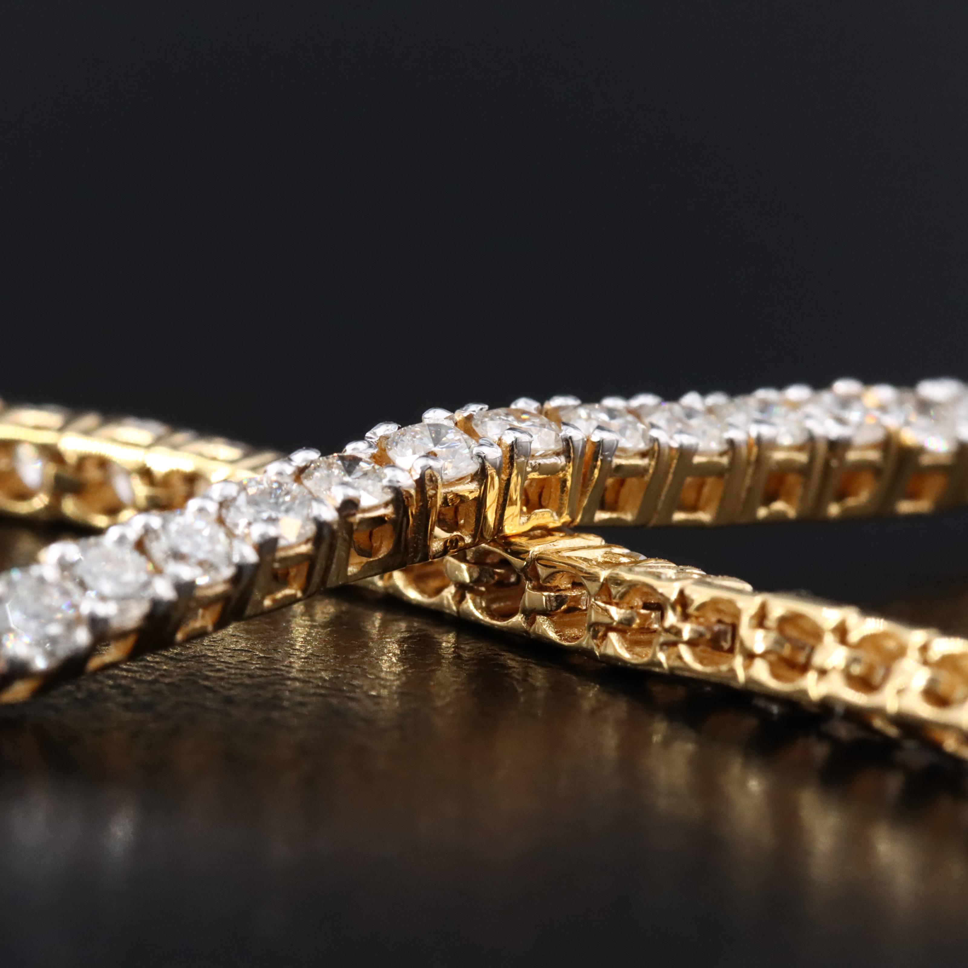14K 2.81 CTW Diamond Line Bracelet