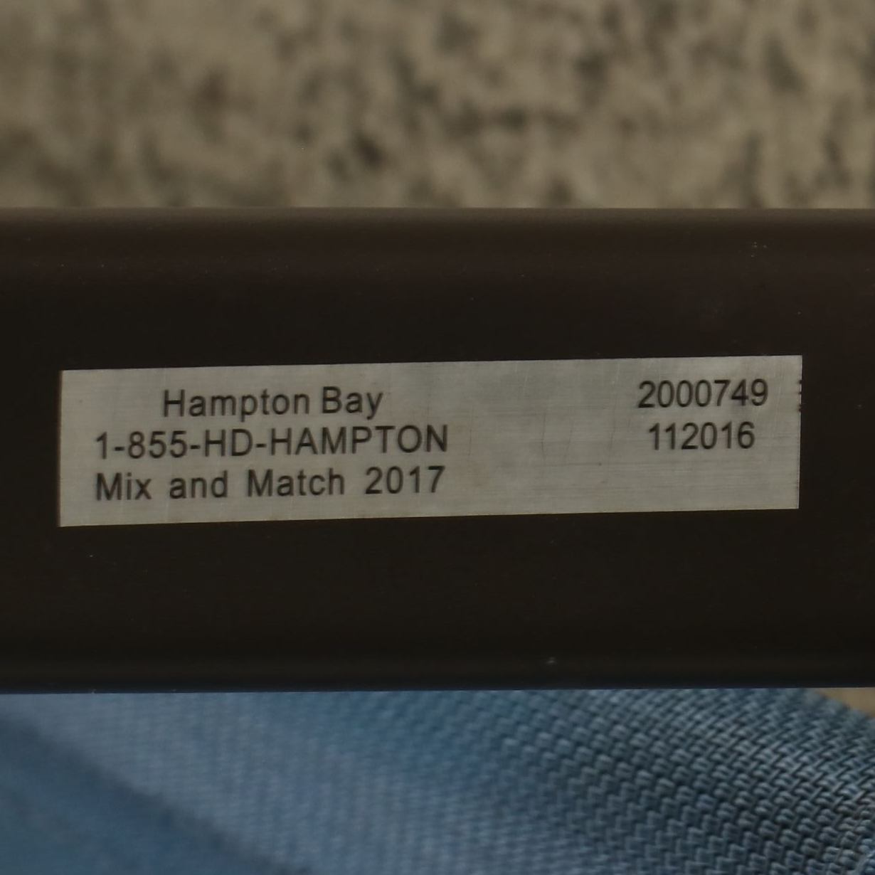 Hampton Bay Contemporary Five-Piece Patio Dining Set