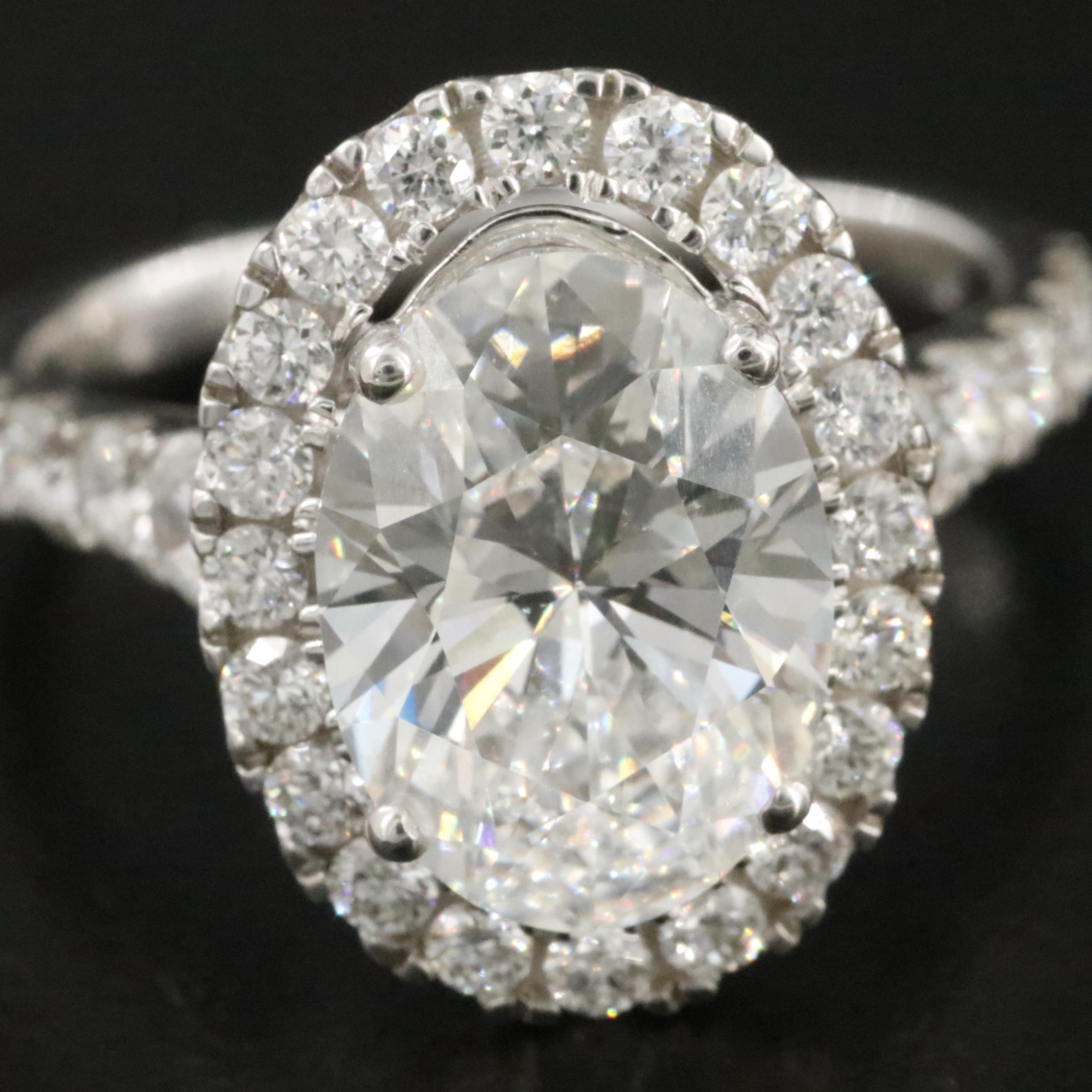 14K 4.91 CTW Lab Grown Diamond Ring