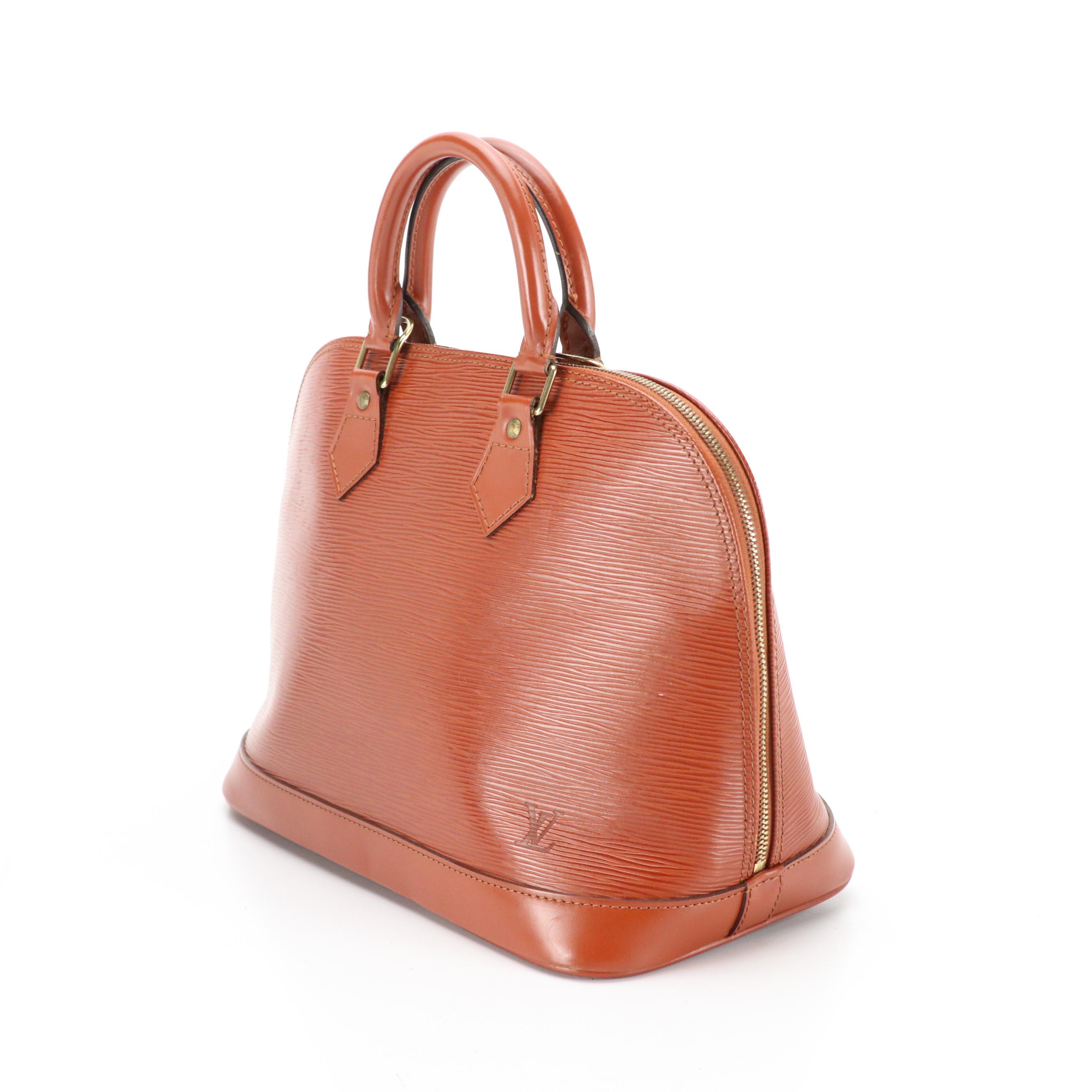 Louis Vuitton Alma PM Handbag in Kenyan Fawn Epi Leather