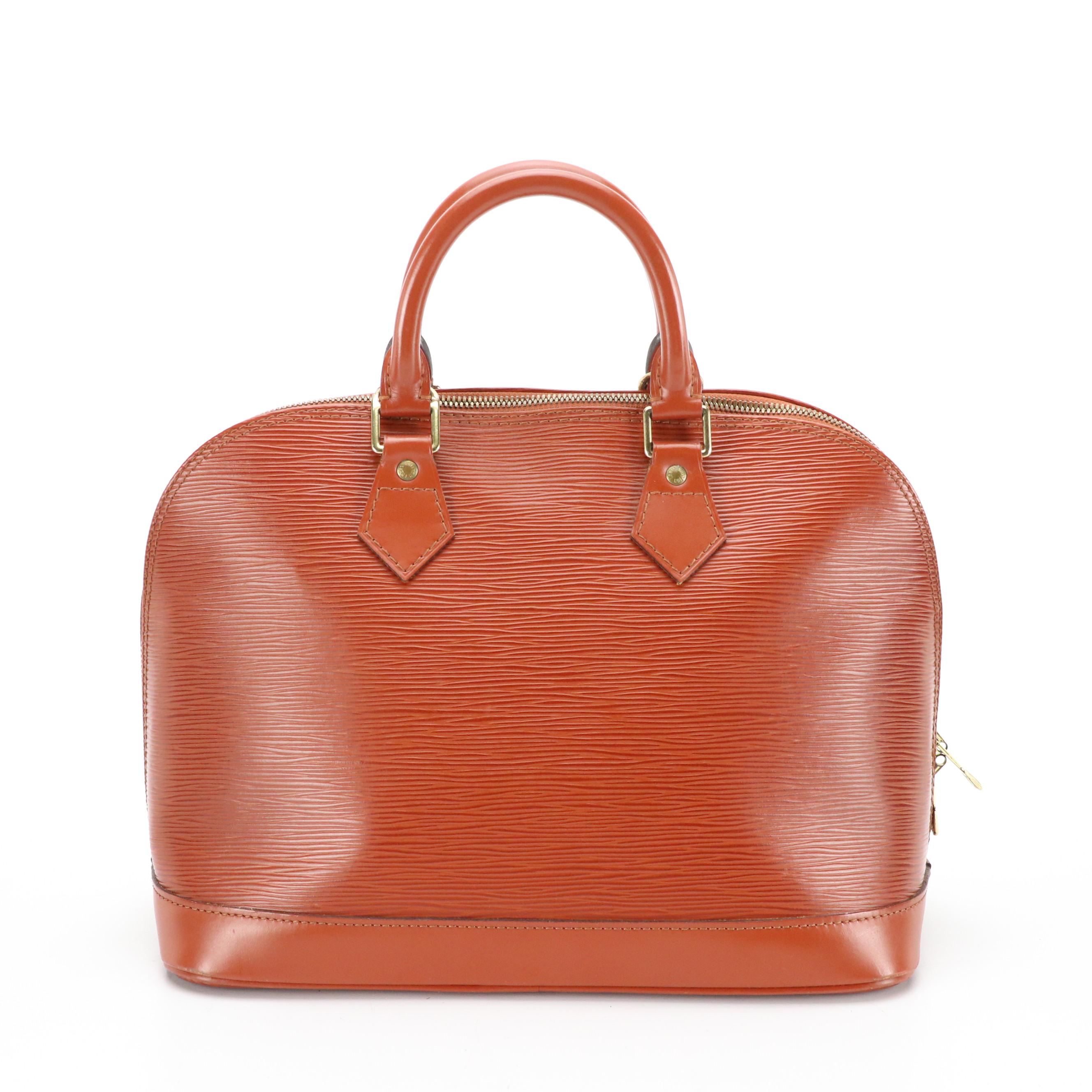 Louis Vuitton Alma PM Handbag in Kenyan Fawn Epi Leather