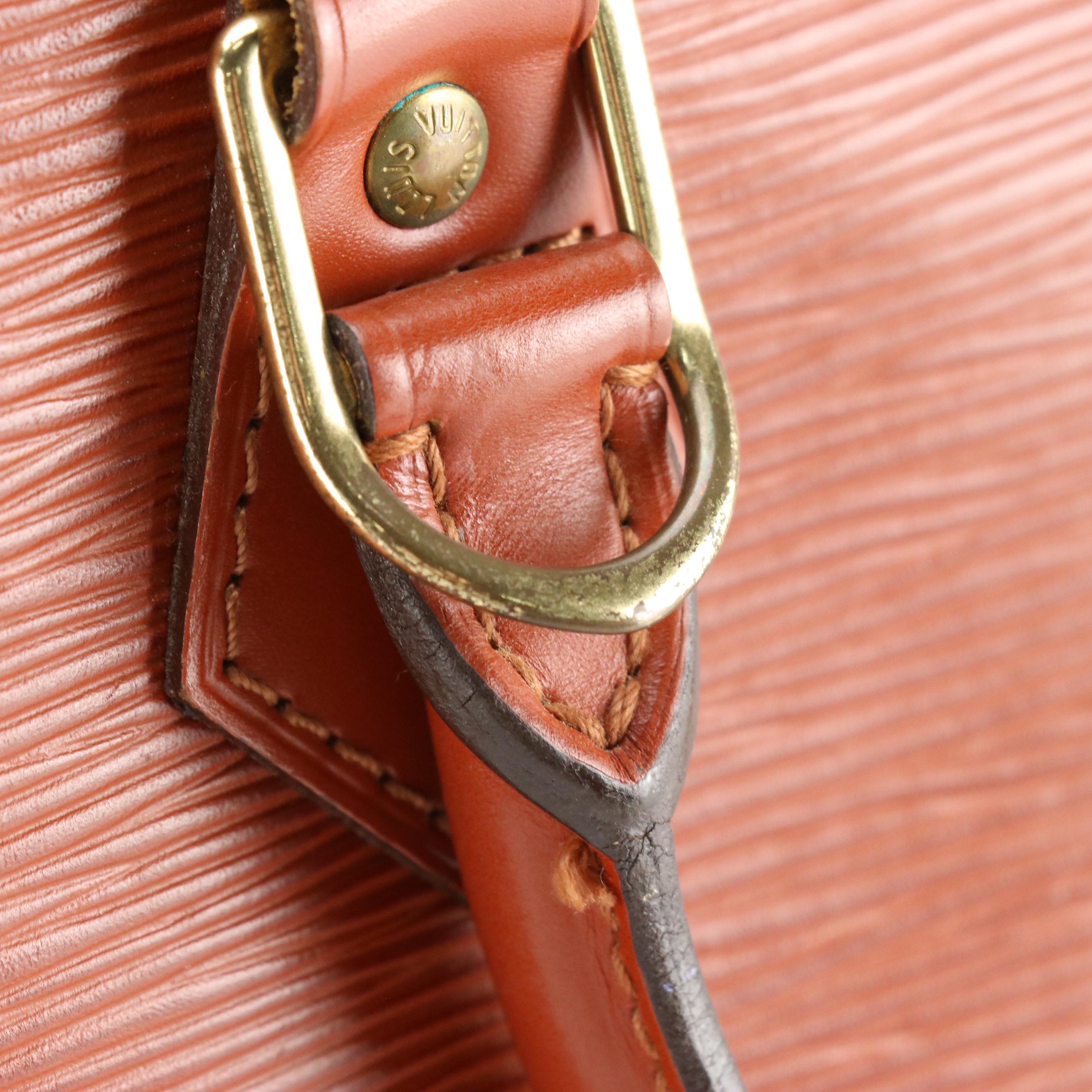 Louis Vuitton Alma PM Handbag in Kenyan Fawn Epi Leather