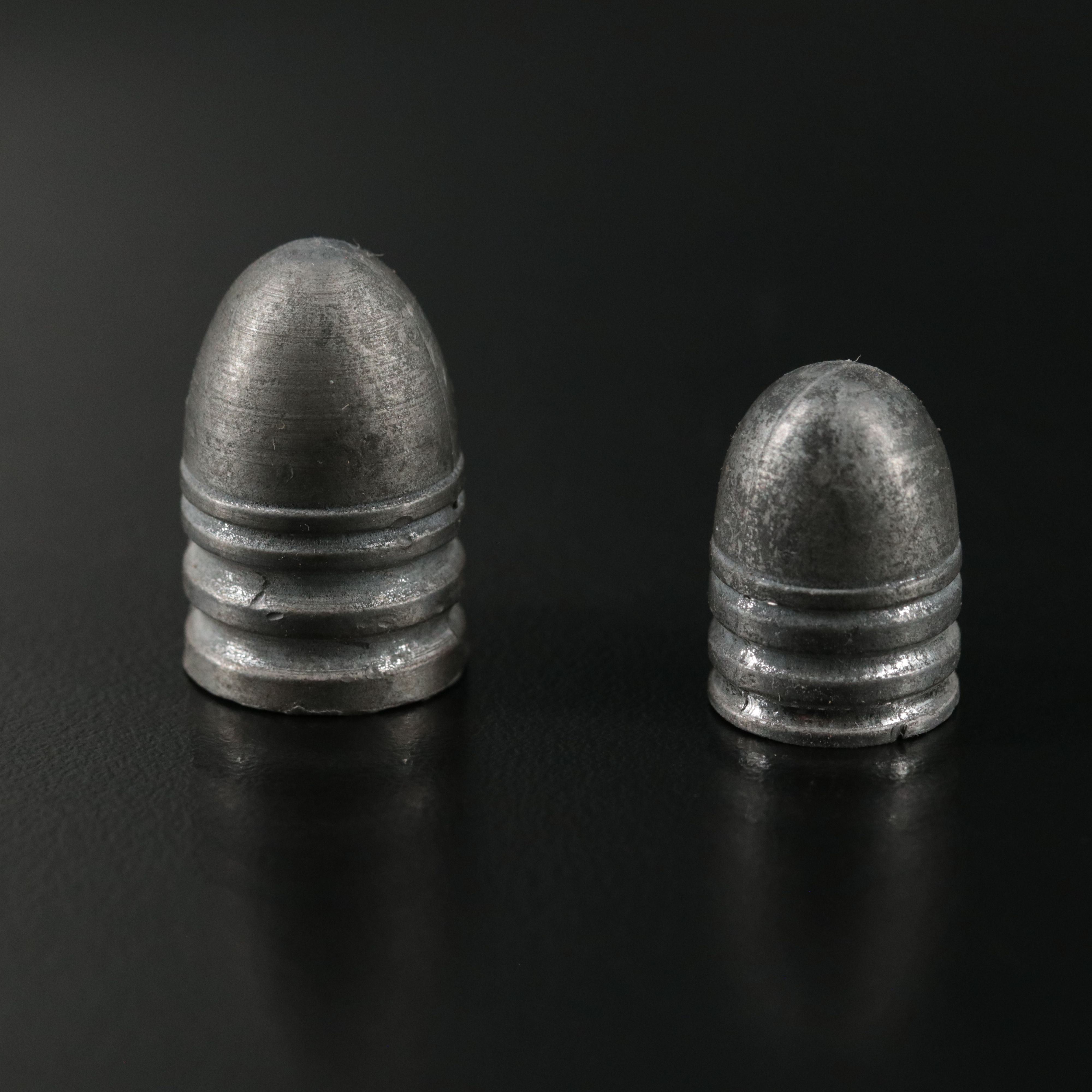 Two Mini Ball ,Civil War Type Bullets