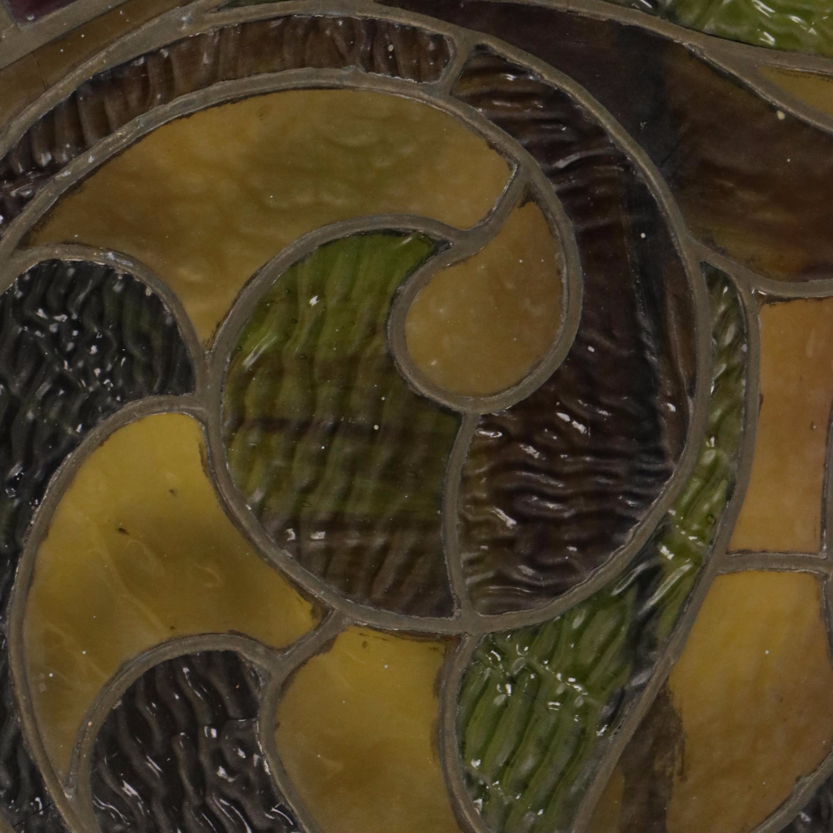 Stained Glass Hanging Window Panel