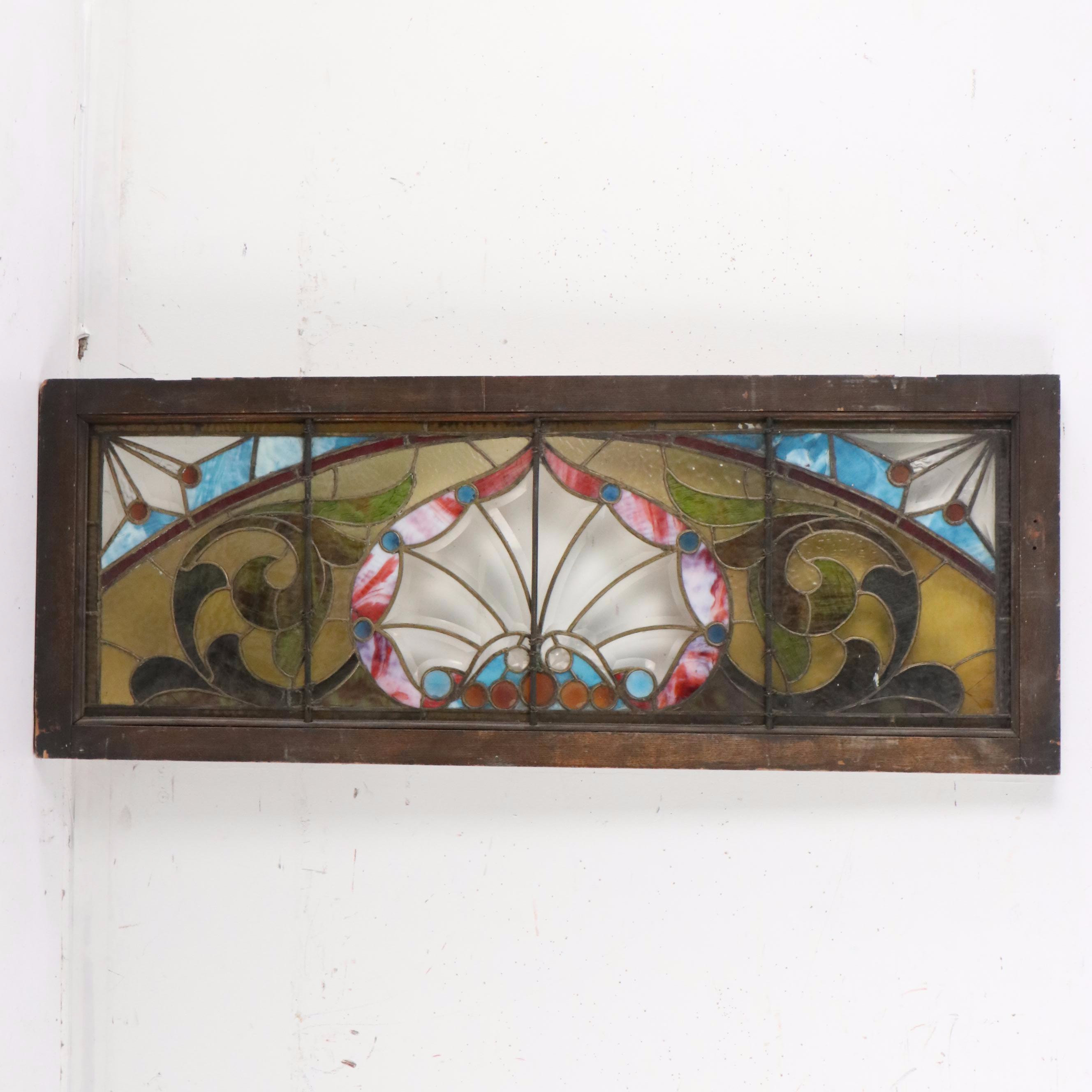 Stained Glass Hanging Window Panel