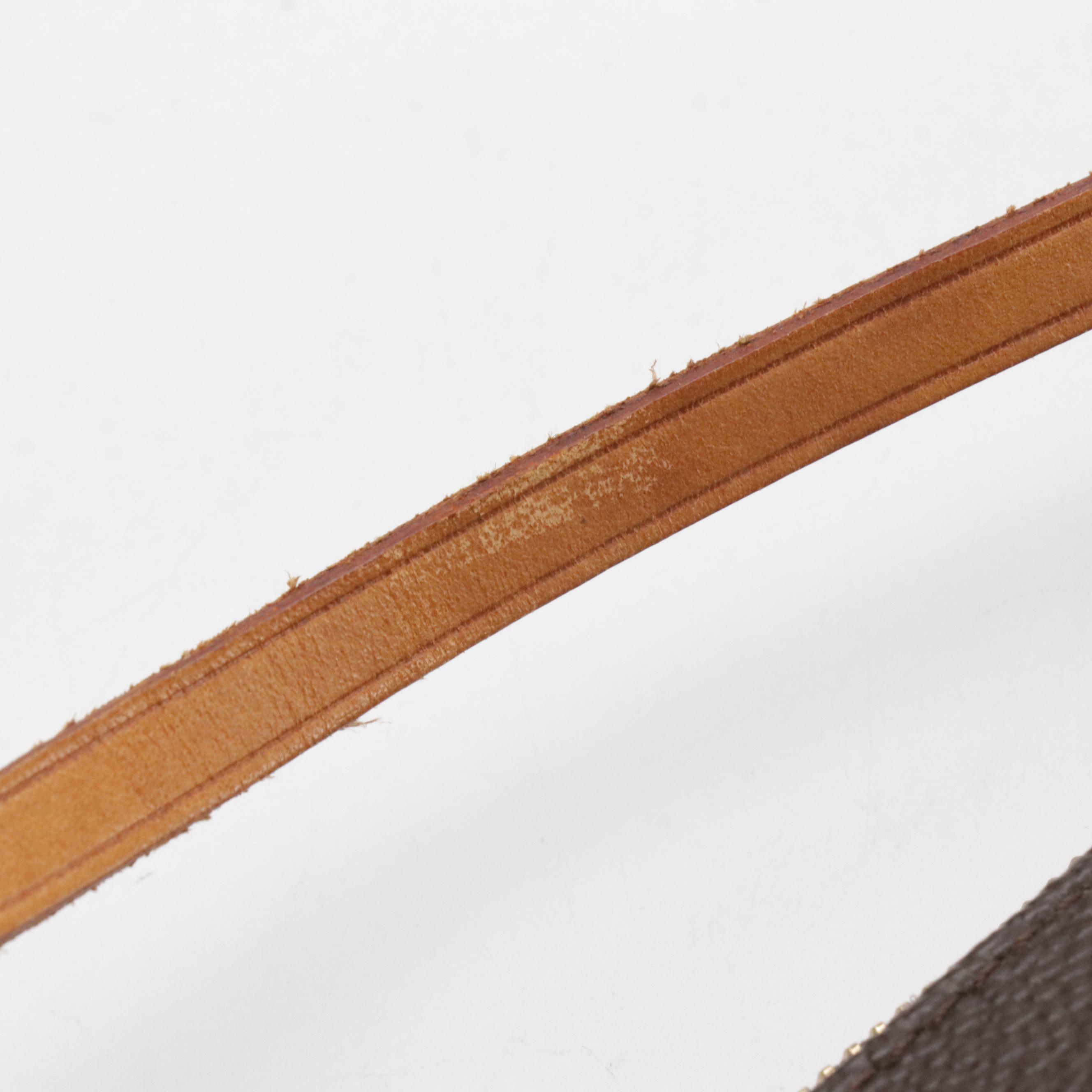 Louis Vuitton Pochette Accessoires Bag in Monogram Canvas and Leather Trim