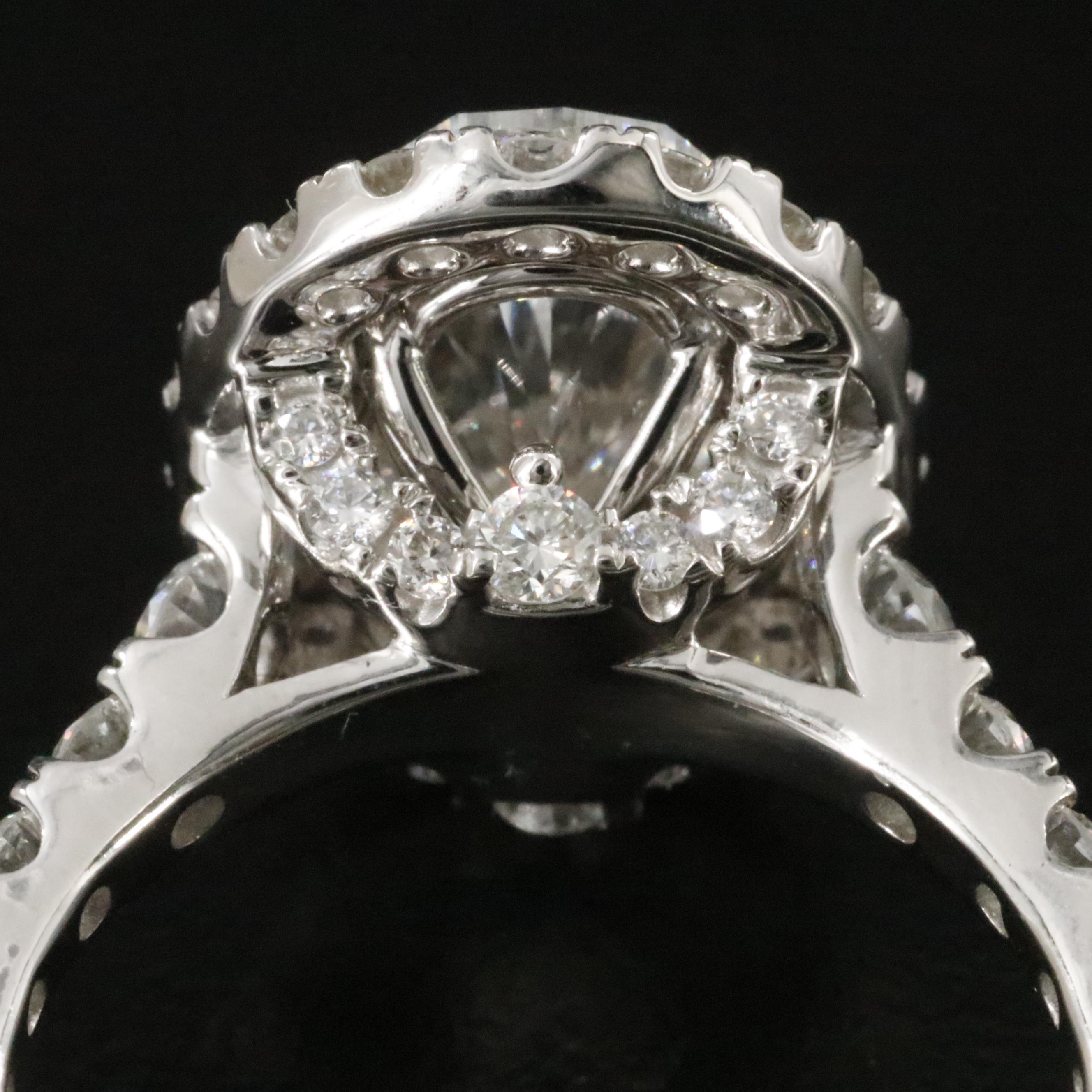 14K 4.98 CTW Lab Grown Diamond Ring